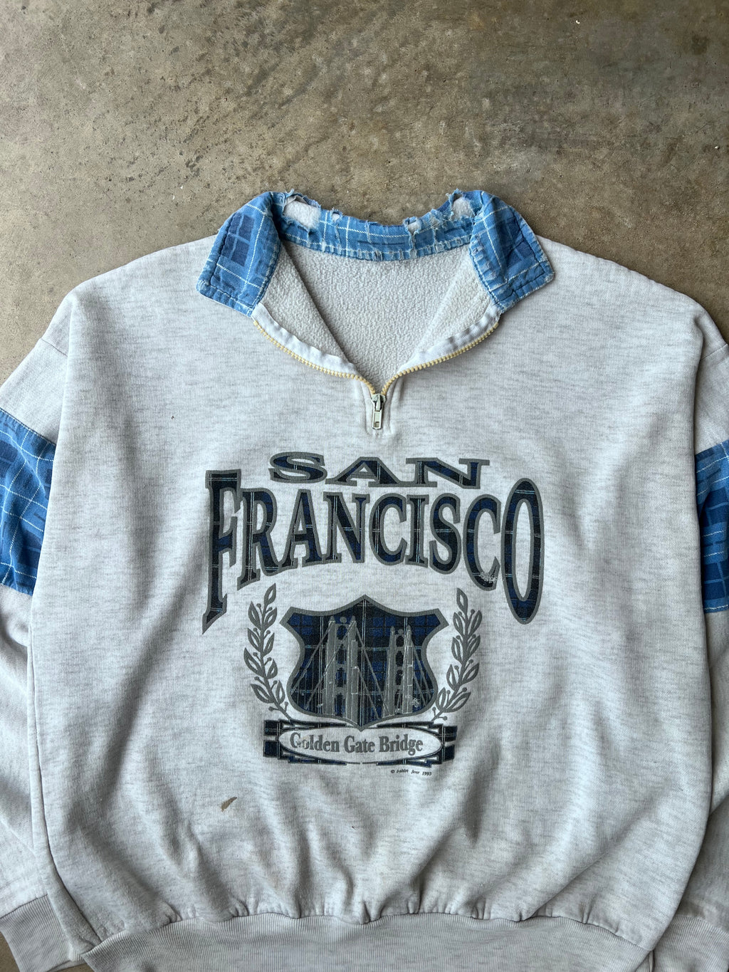 Vintage 90s San Francisco Quarter-Zip - (L)
