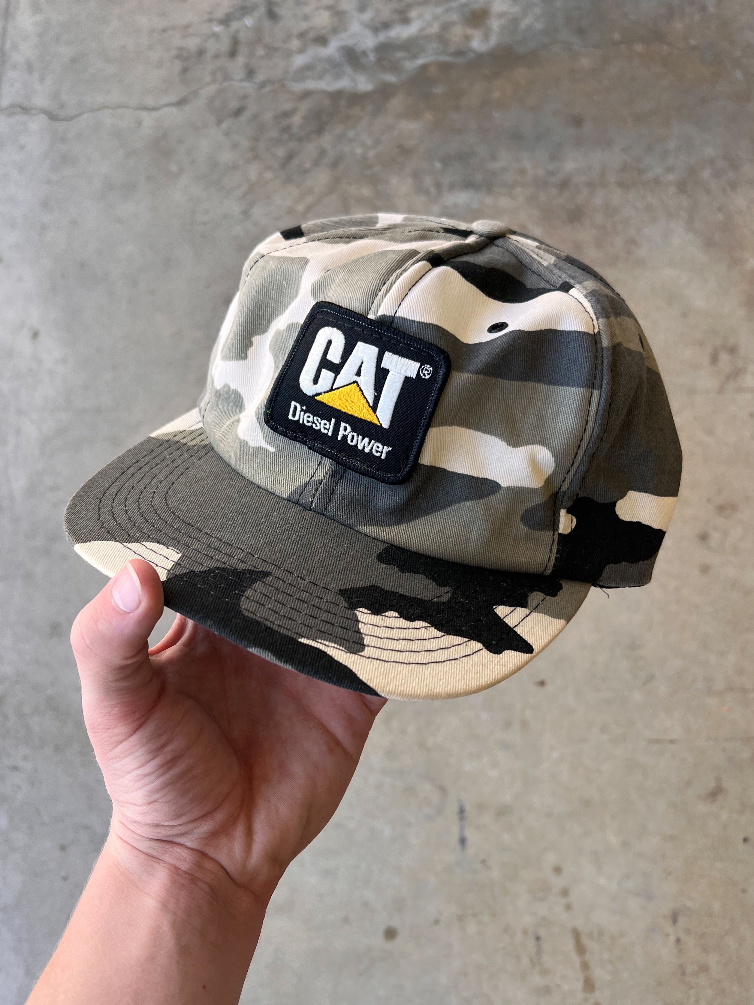 Vintage 1980s Caterpillar Trucker Hat - (OS)