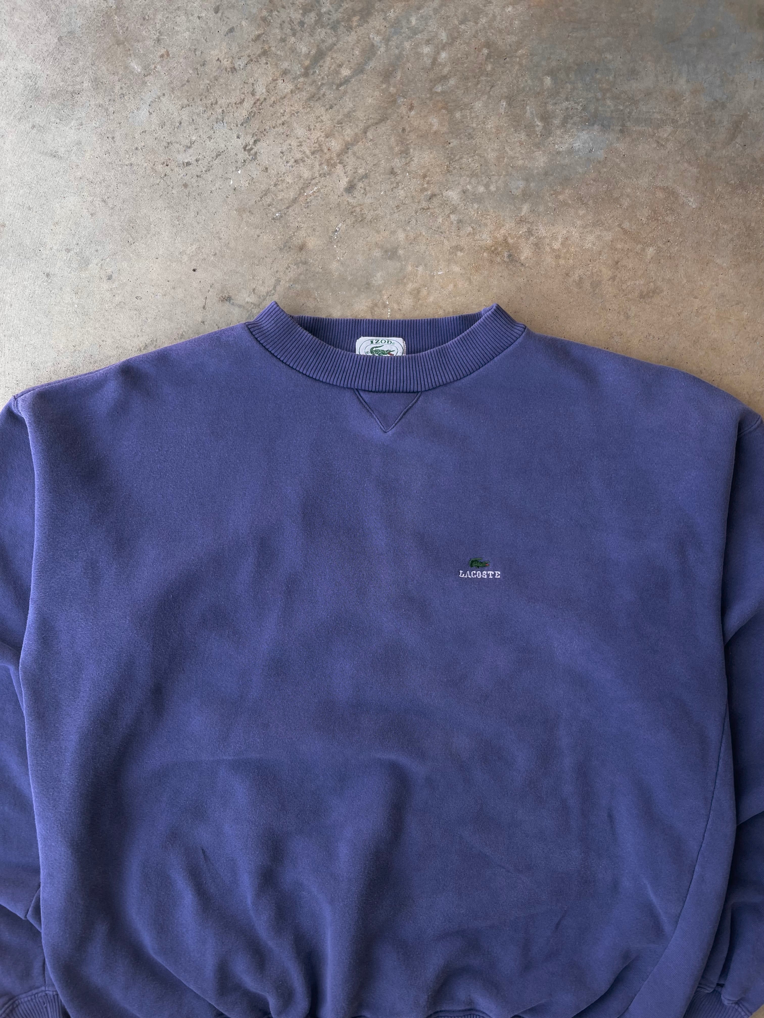 Vintage 1990s Lacoste Embroidered Sweatshirt - (L)