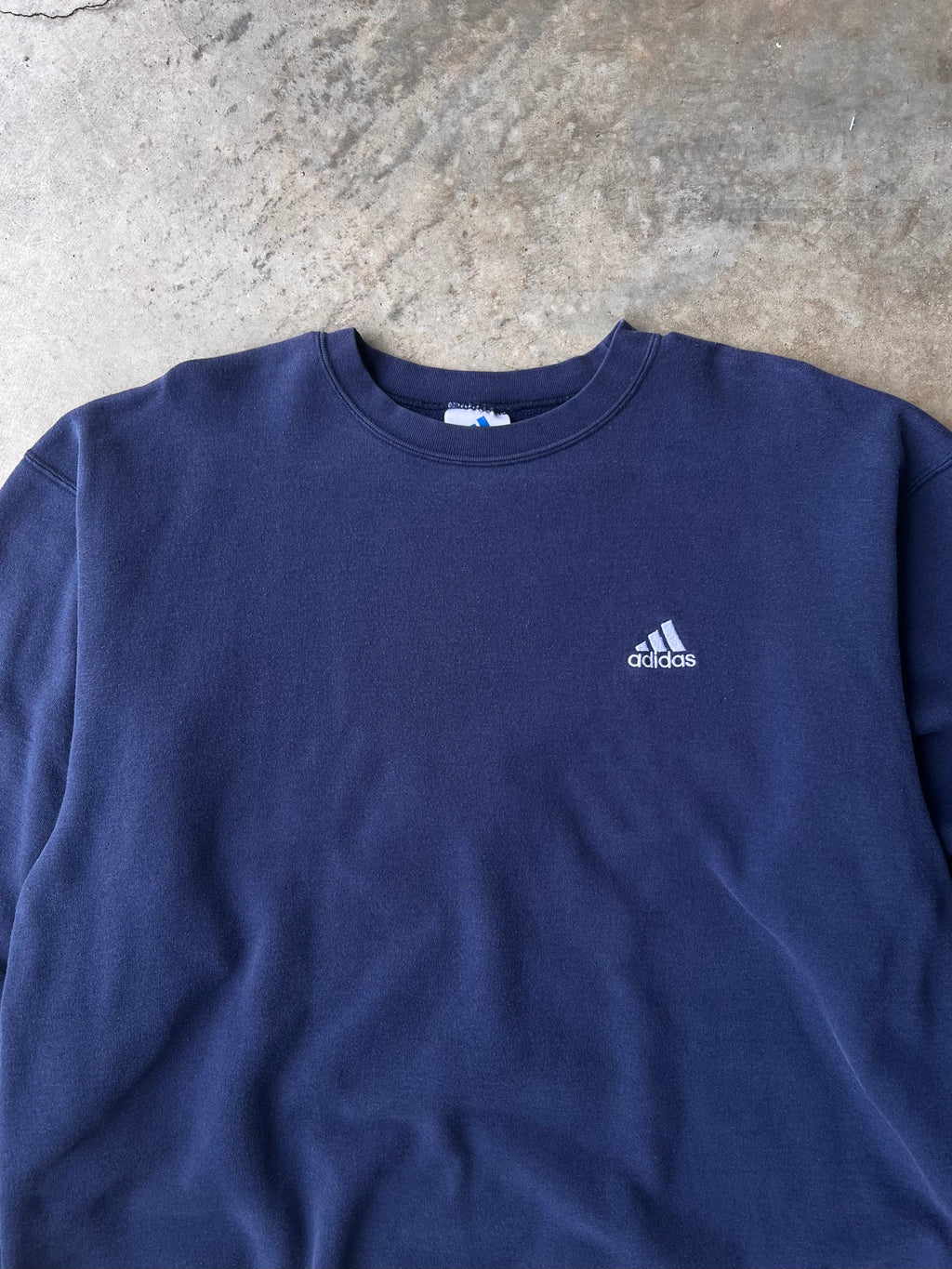 Vintage 2000s Adidas Navy Sweatshirt - (L)