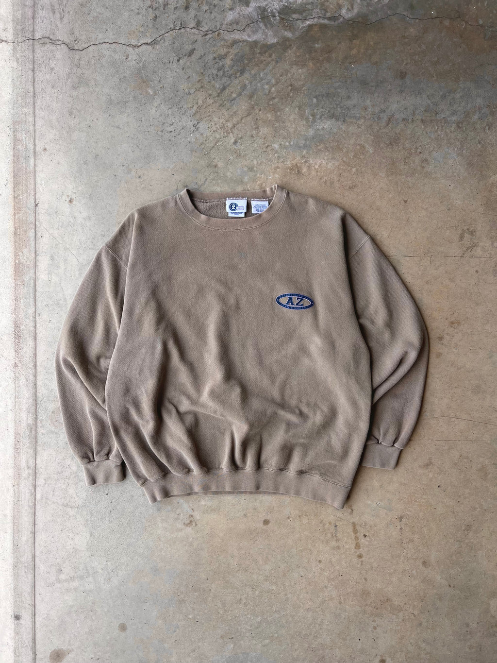 Vintage 1990s Arizona Jeans Tan Sweatshirt - (L)