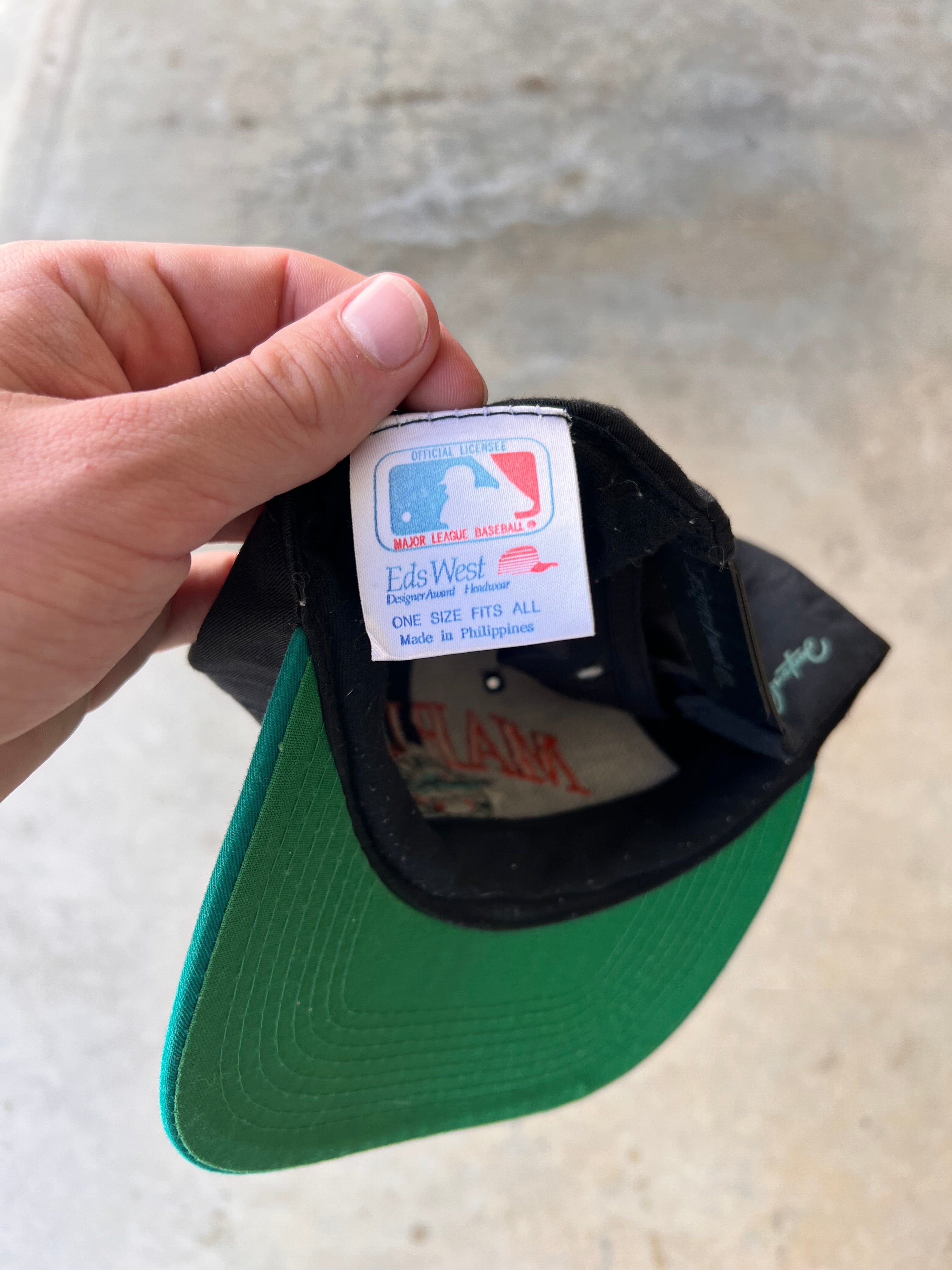 Vintage 1990s Florida Marlins Hat - (OS)