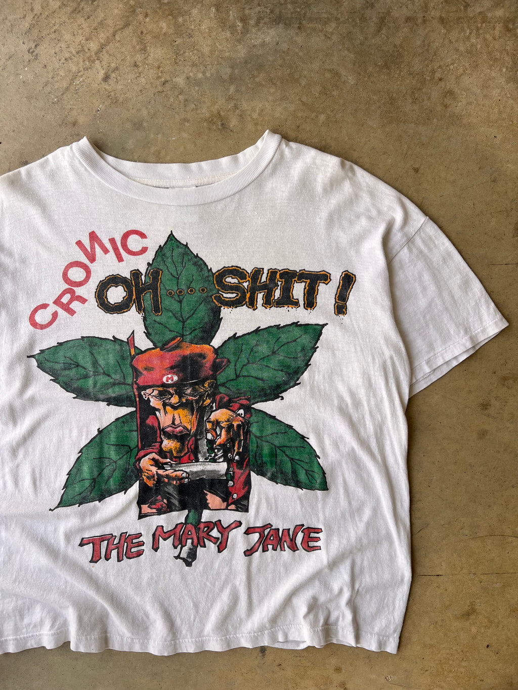 Vintage 1990s Bootleg Marijuana T-Shirt - (L)
