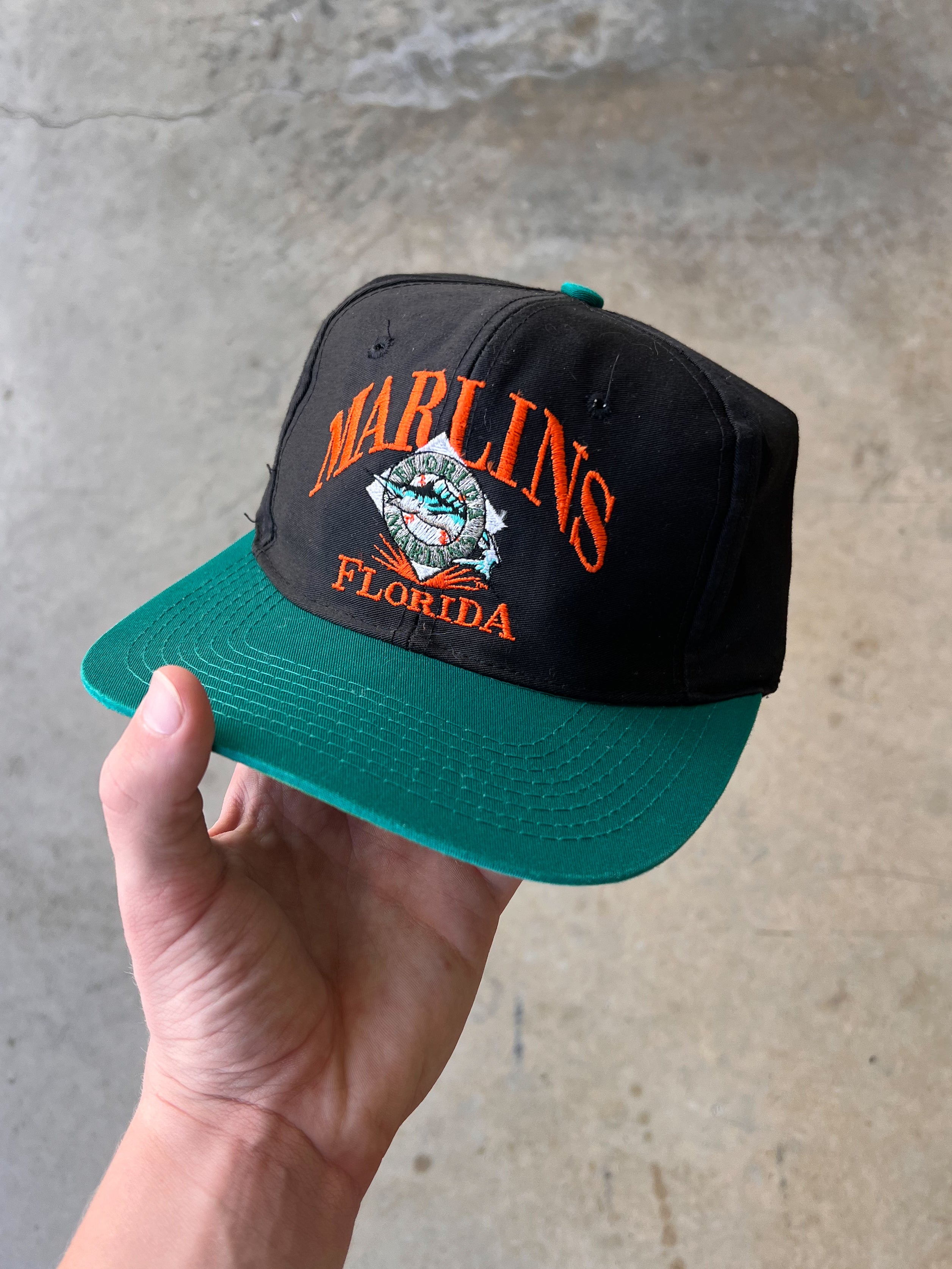 Vintage 1990s Florida Marlins Hat - (OS)