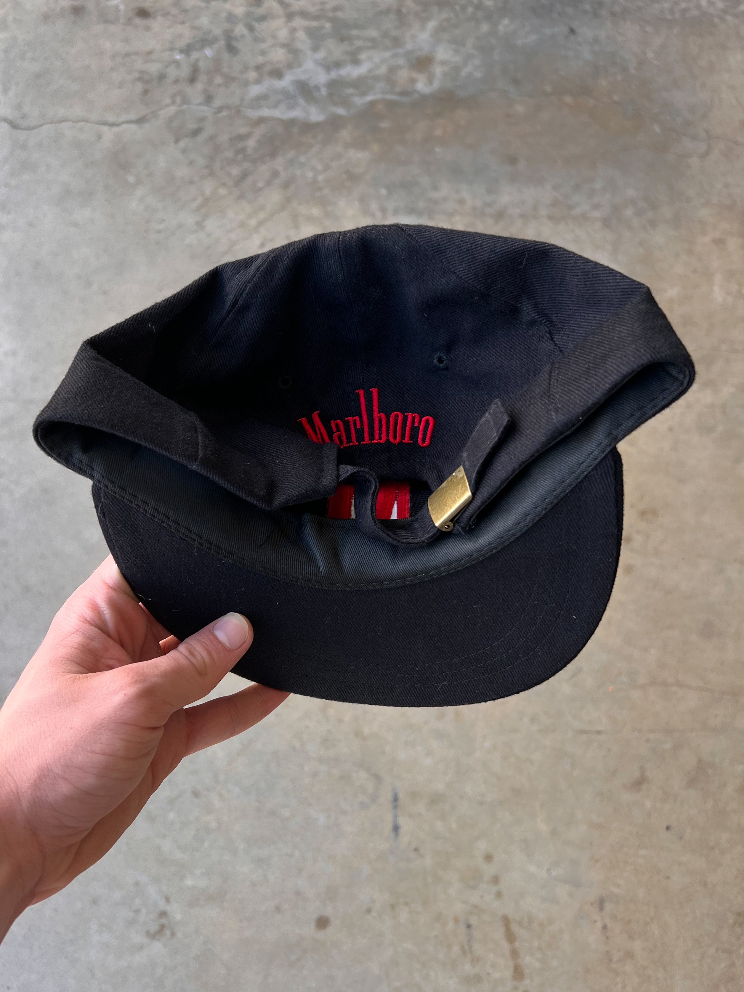 Vintage Marlboro Black Hat - (OS)