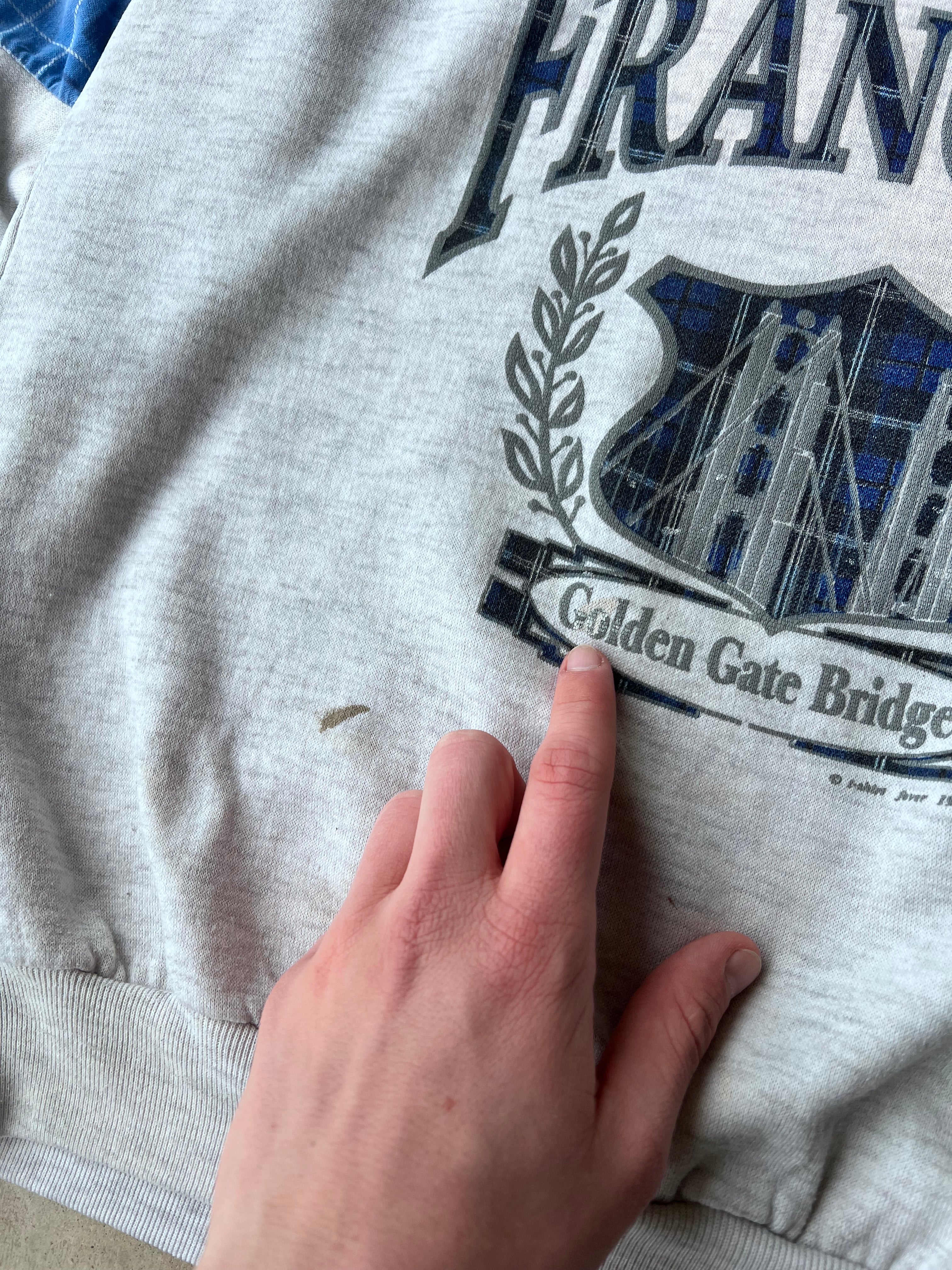 Vintage 90s San Francisco Quarter-Zip - (L)