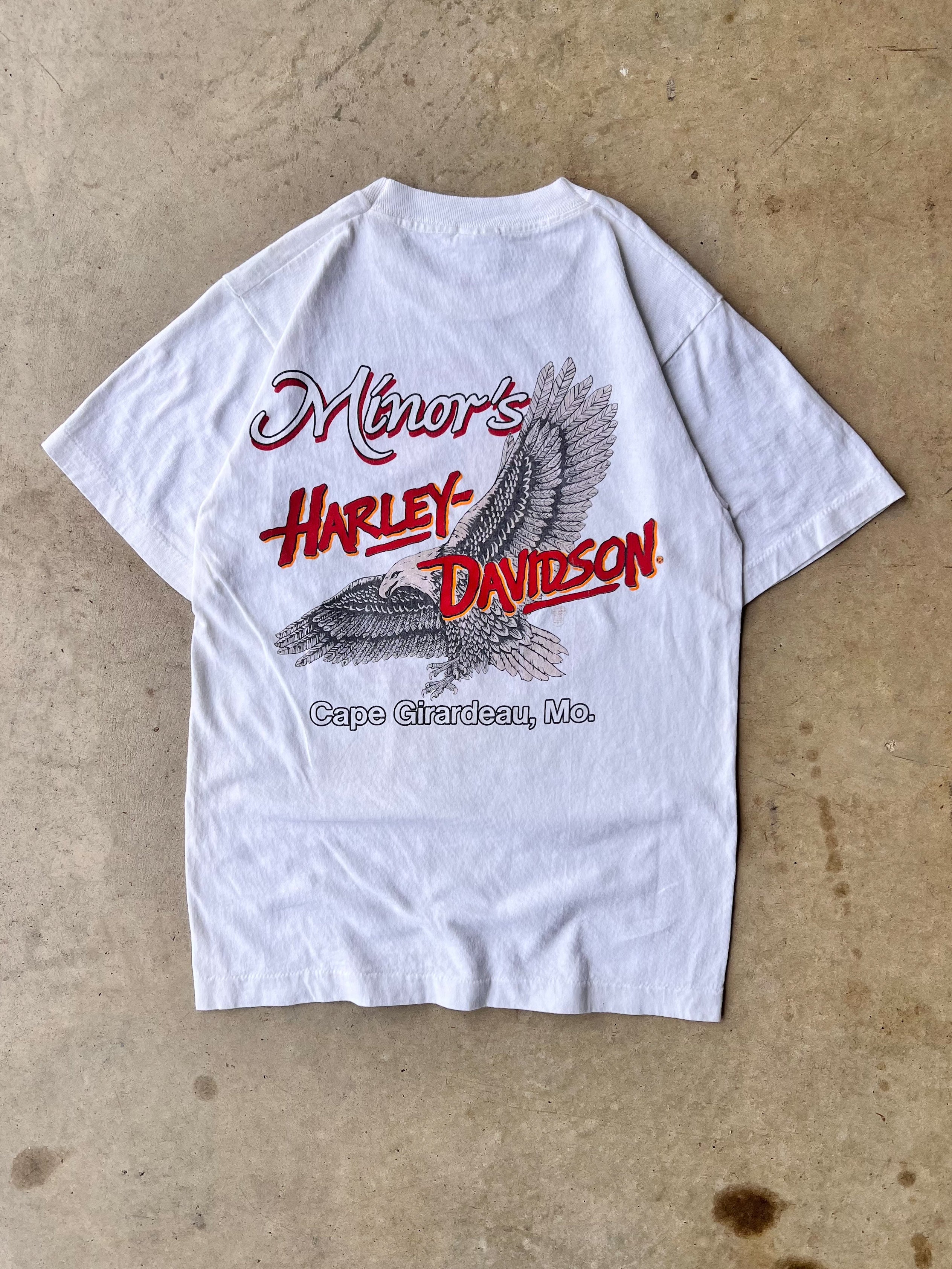 Vintage 1988 Harley Davidson Graphic T-Shirt - (L)