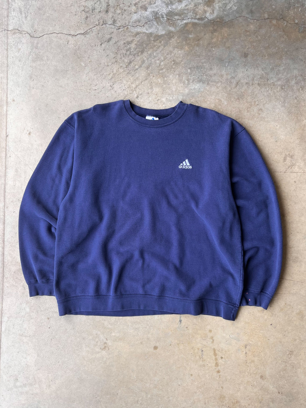 Vintage 2000s Adidas Navy Sweatshirt - (L)