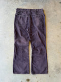 Vintage 1970s Brown Bellbottom Pants - (34)