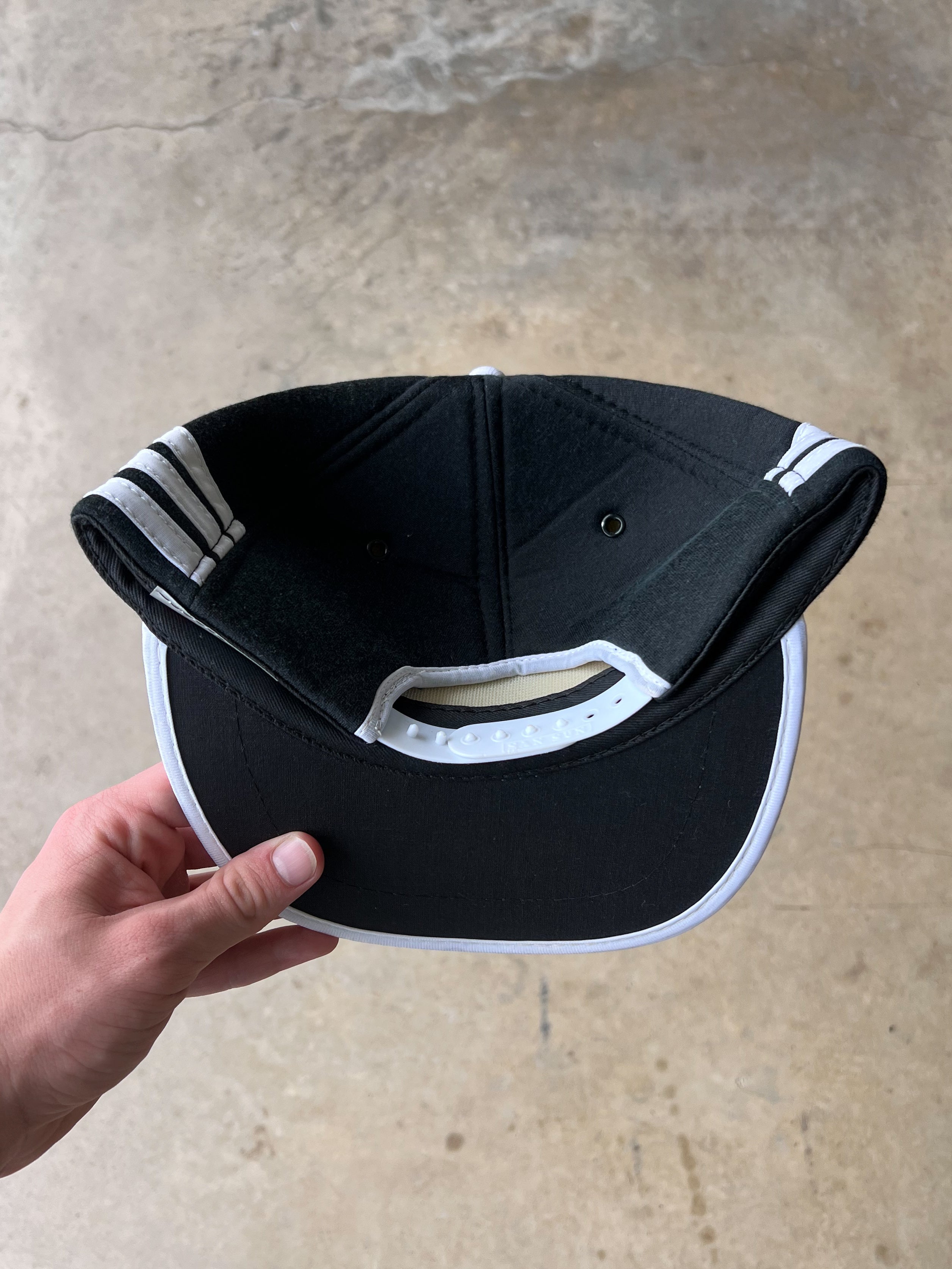 Vintage 1980s Jack Daniel’s Three Striped Trucker Hat - (OS)