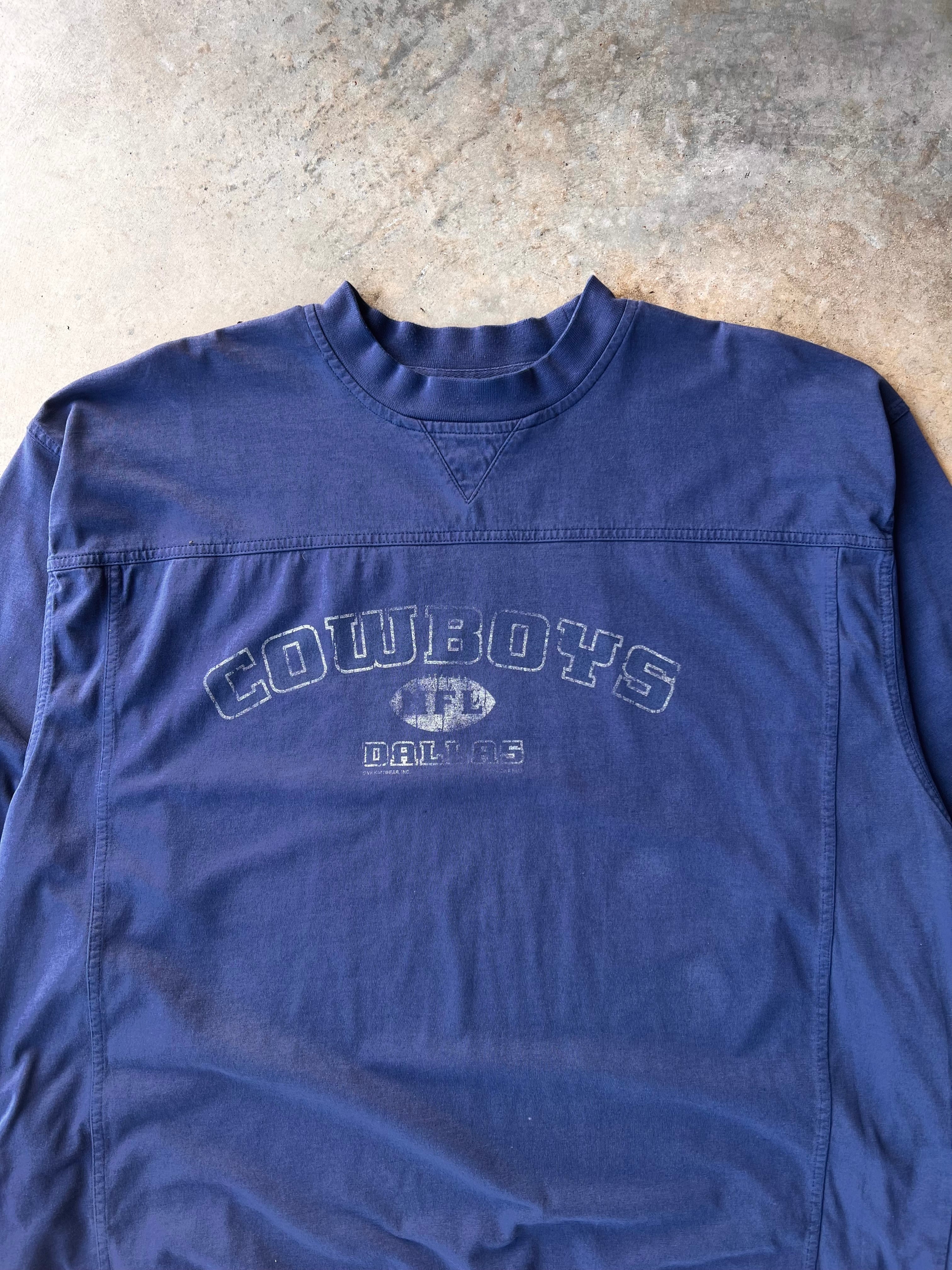 Vintage Dallas Cowboys Graphic Longsleeve Shirt - (XL)