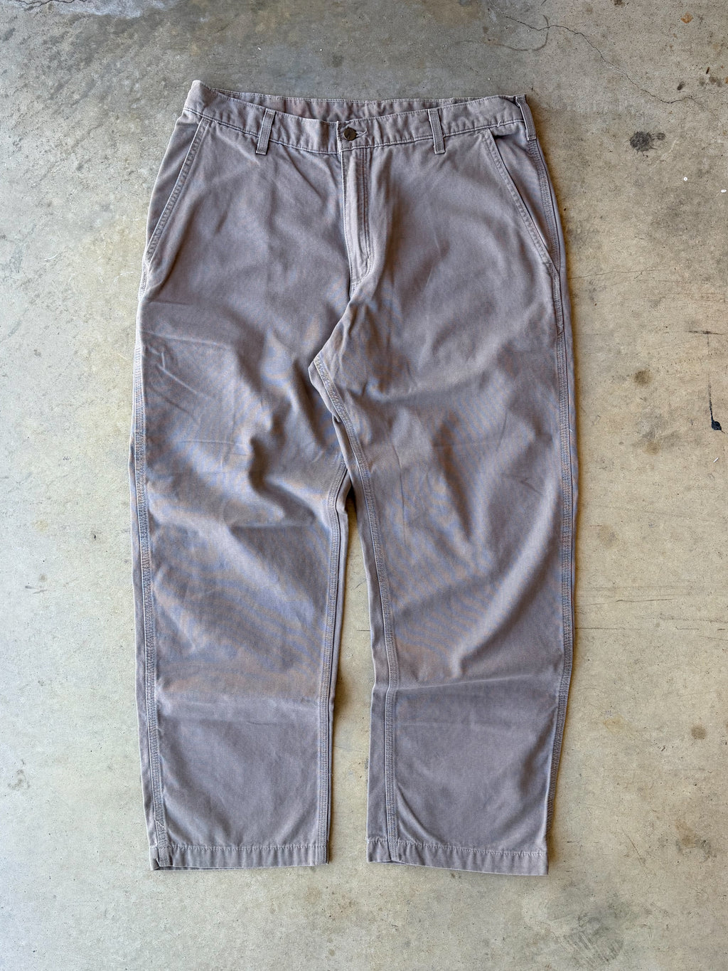 Vintage 2000s Carhartt Tan Baggy Pants - (36)