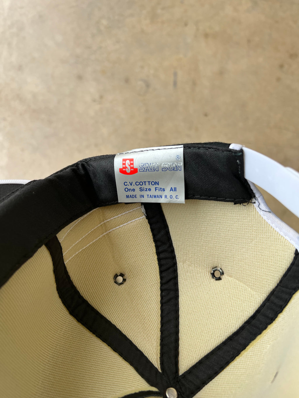 Vintage 1980s Jack Daniel’s Three Striped Trucker Hat - (OS)