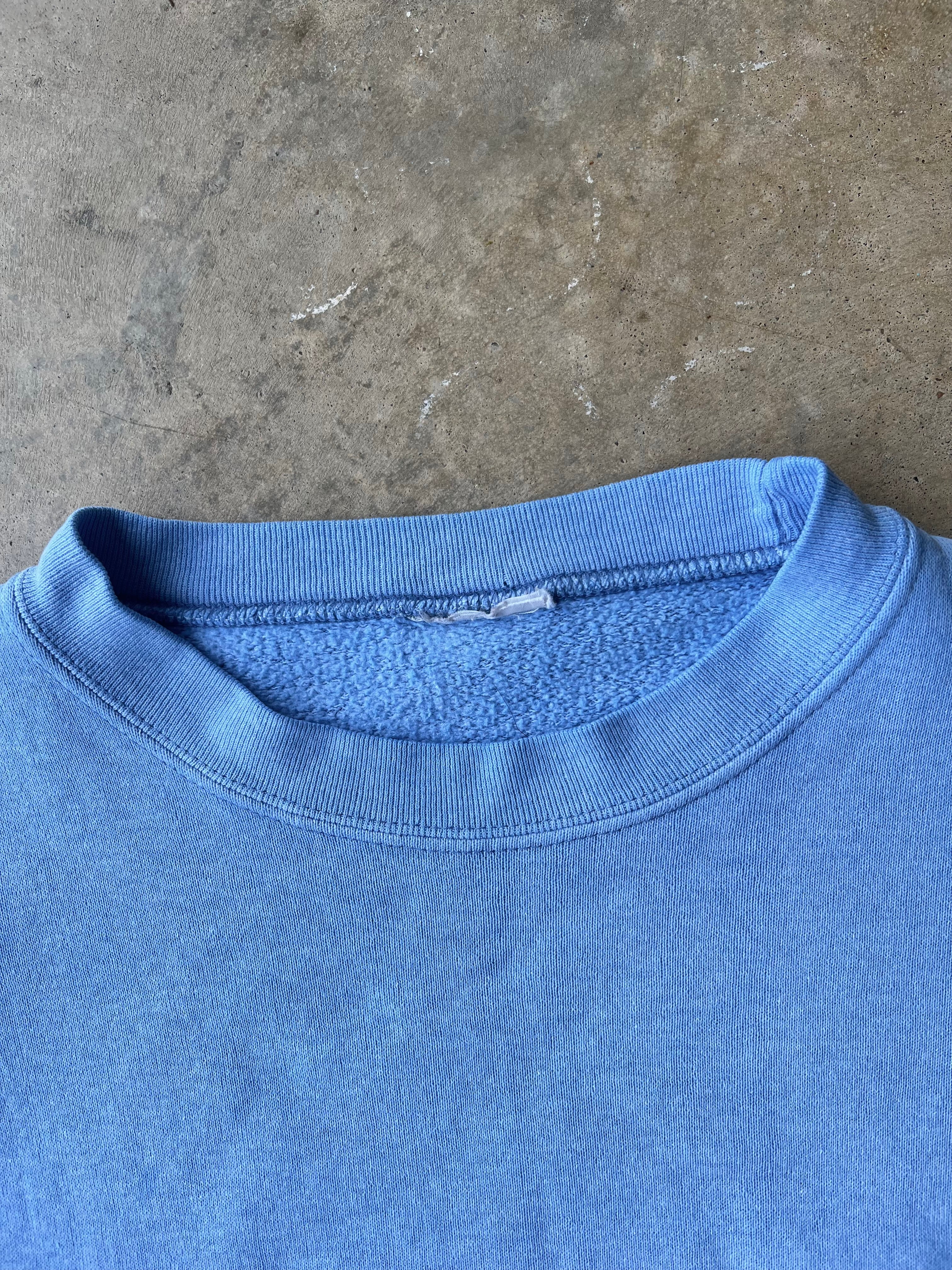 Vintage 1990s Spalding Faded Blue Sweatshirt - (L)
