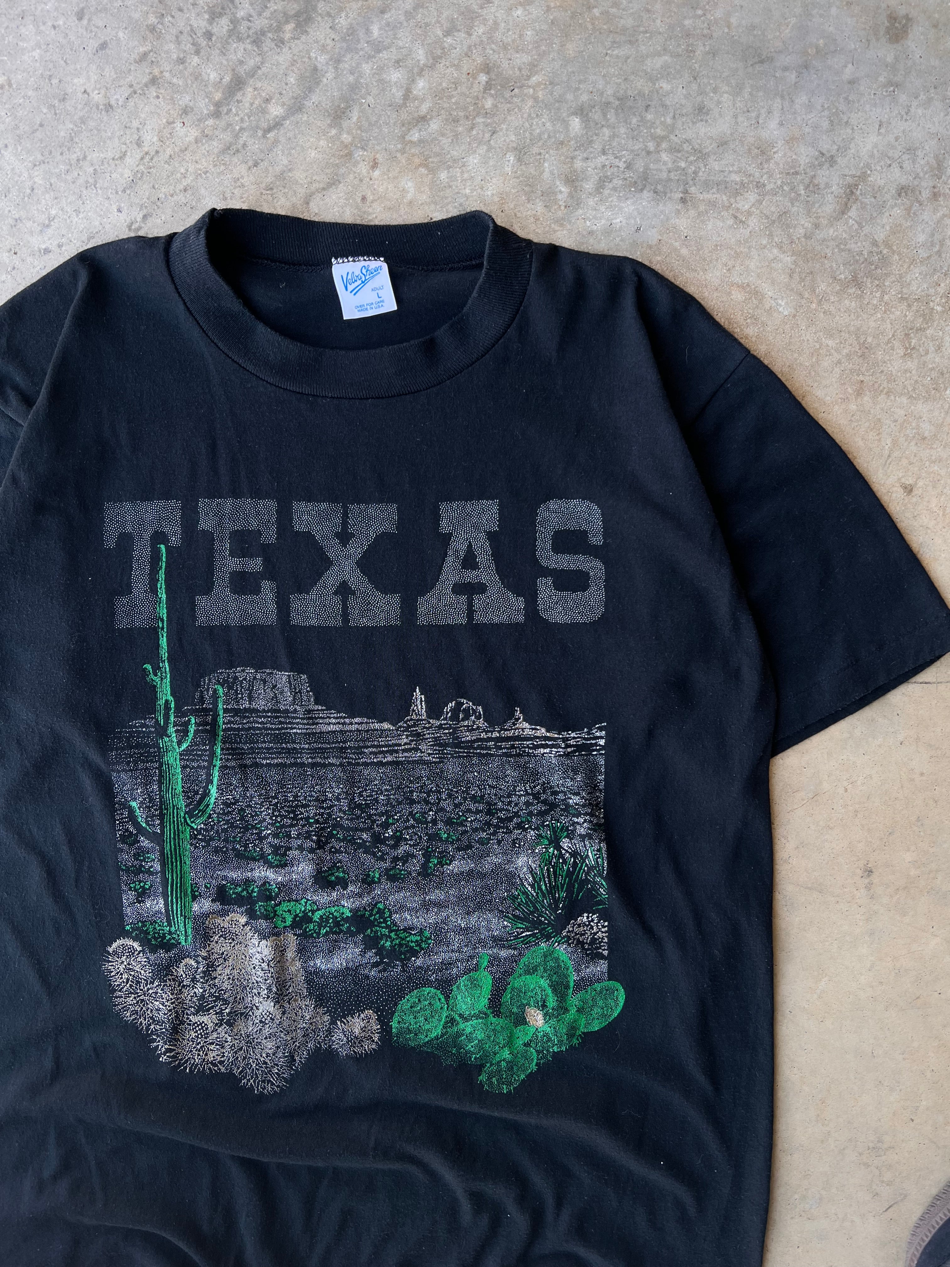 Vintage 1990s Texas Graphic T-Shirt - (L)