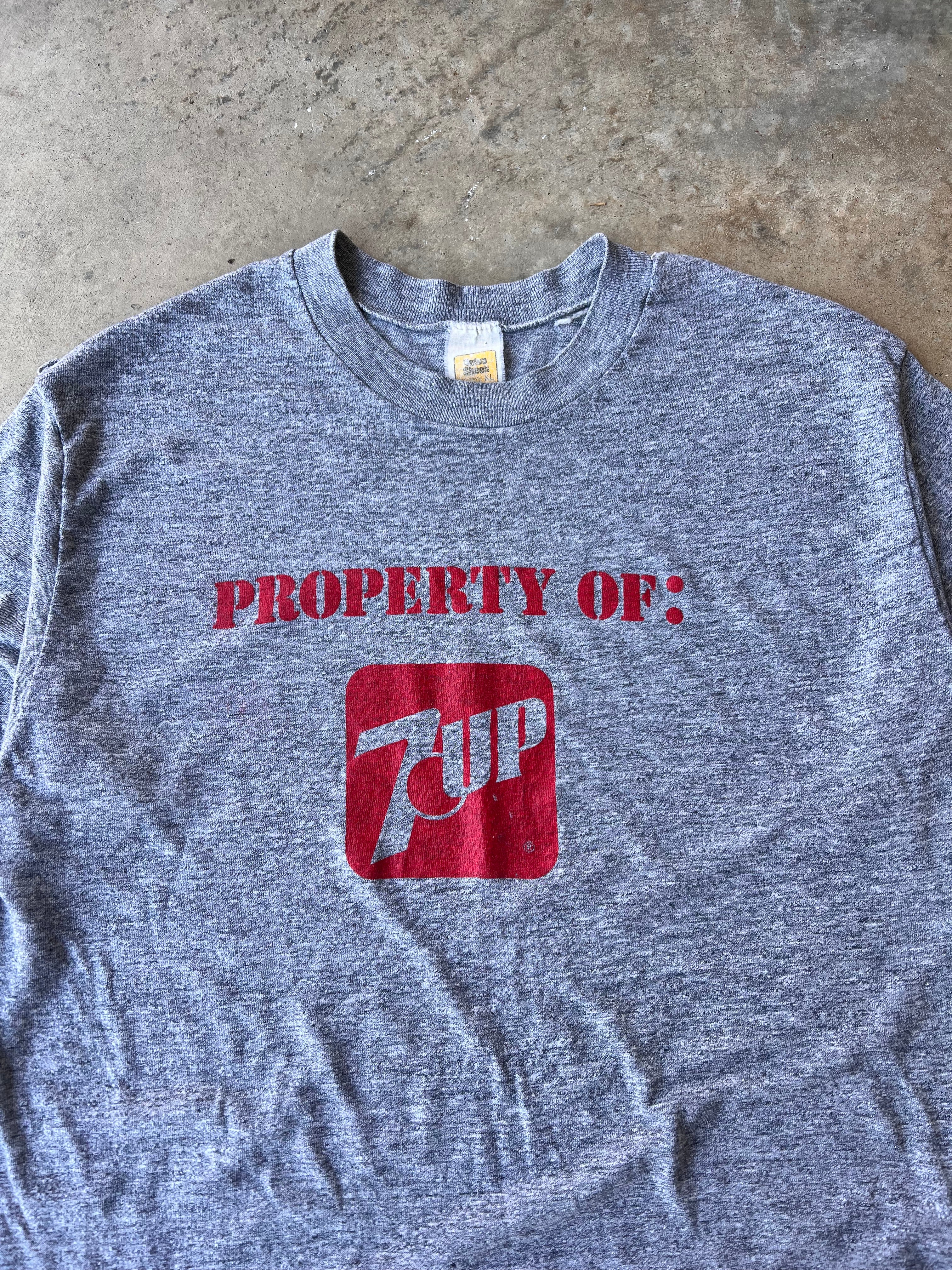 Vintage 1980s 7-Up Graphic T-Shirt - (XL)