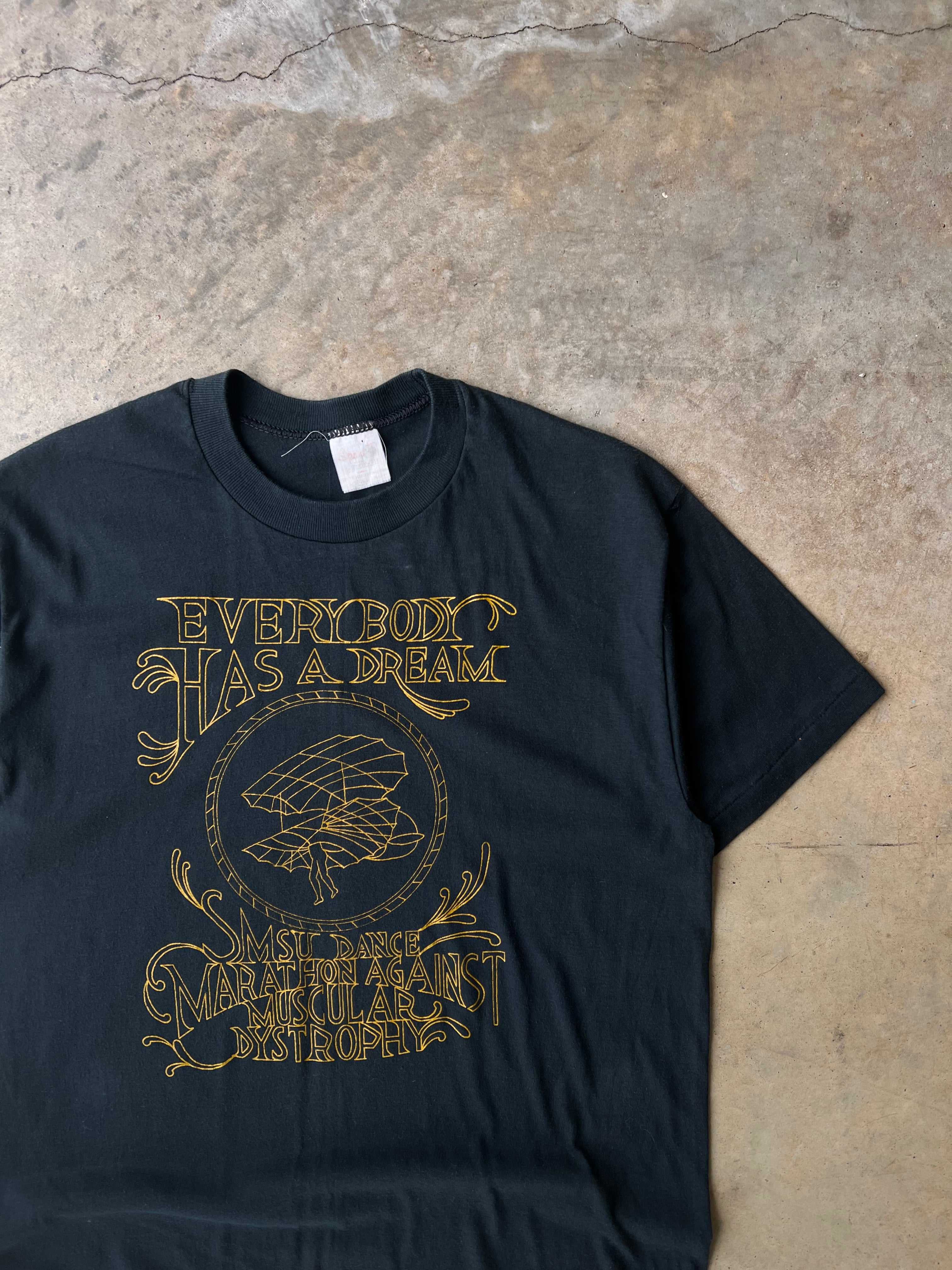 Vintage 1980s Muscular Dystrophy Awareness Graphic T-Shirt - (M)