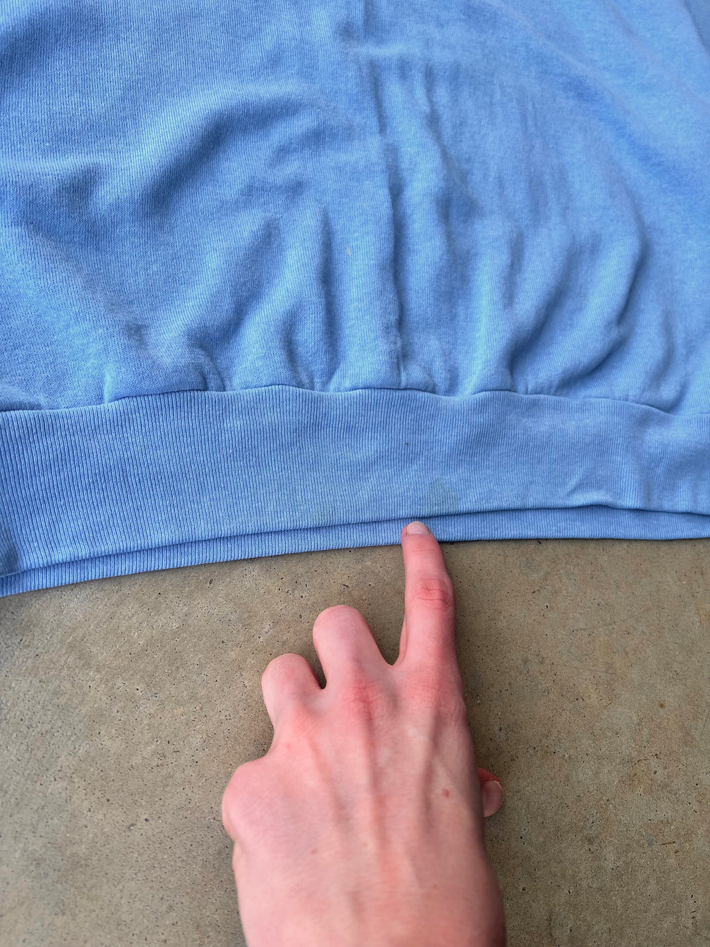 Vintage 1990s Spalding Faded Blue Sweatshirt - (L)