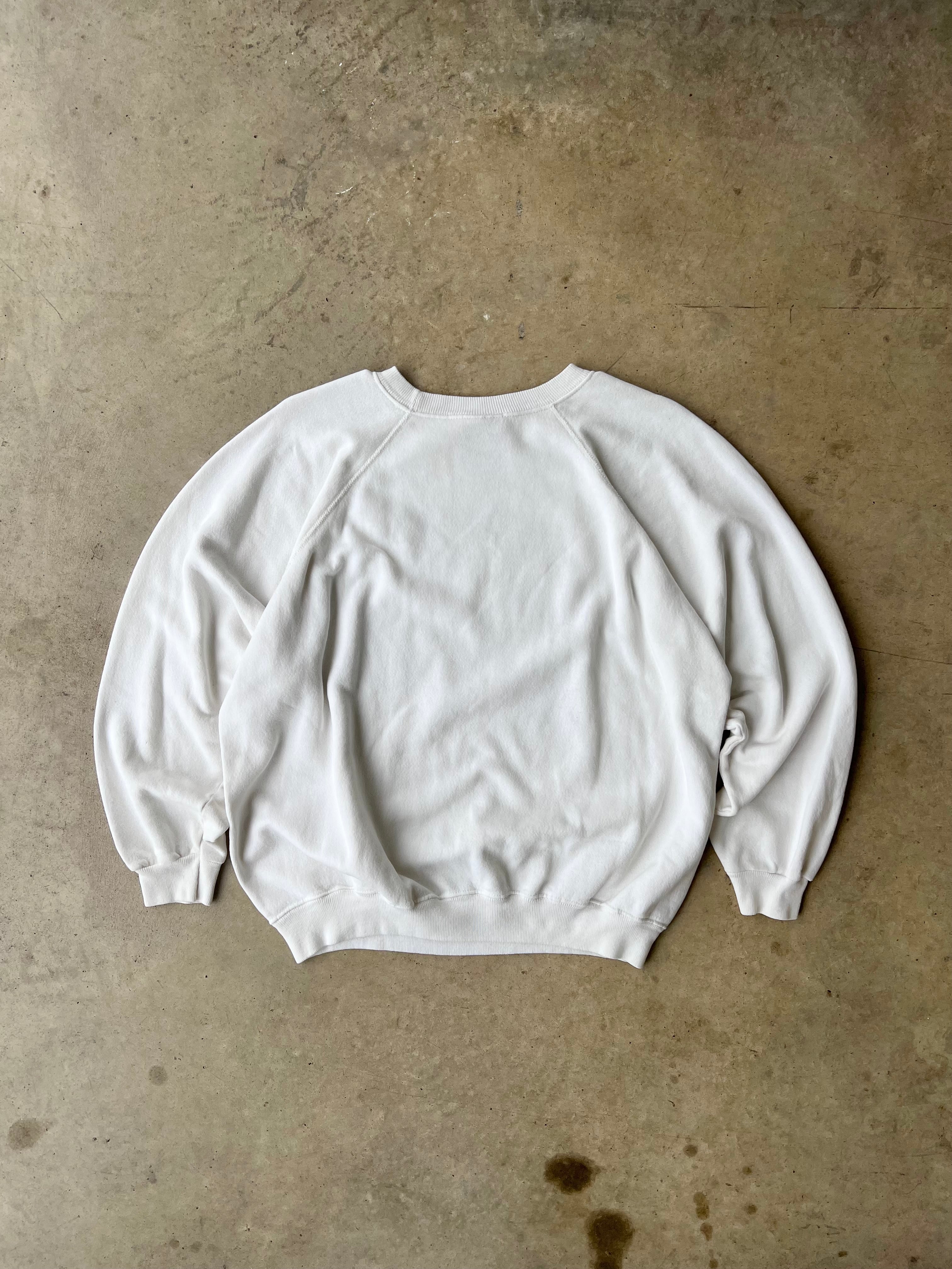 Vintage 1988 Roger Rabbit White Sweatshirt - (XL)