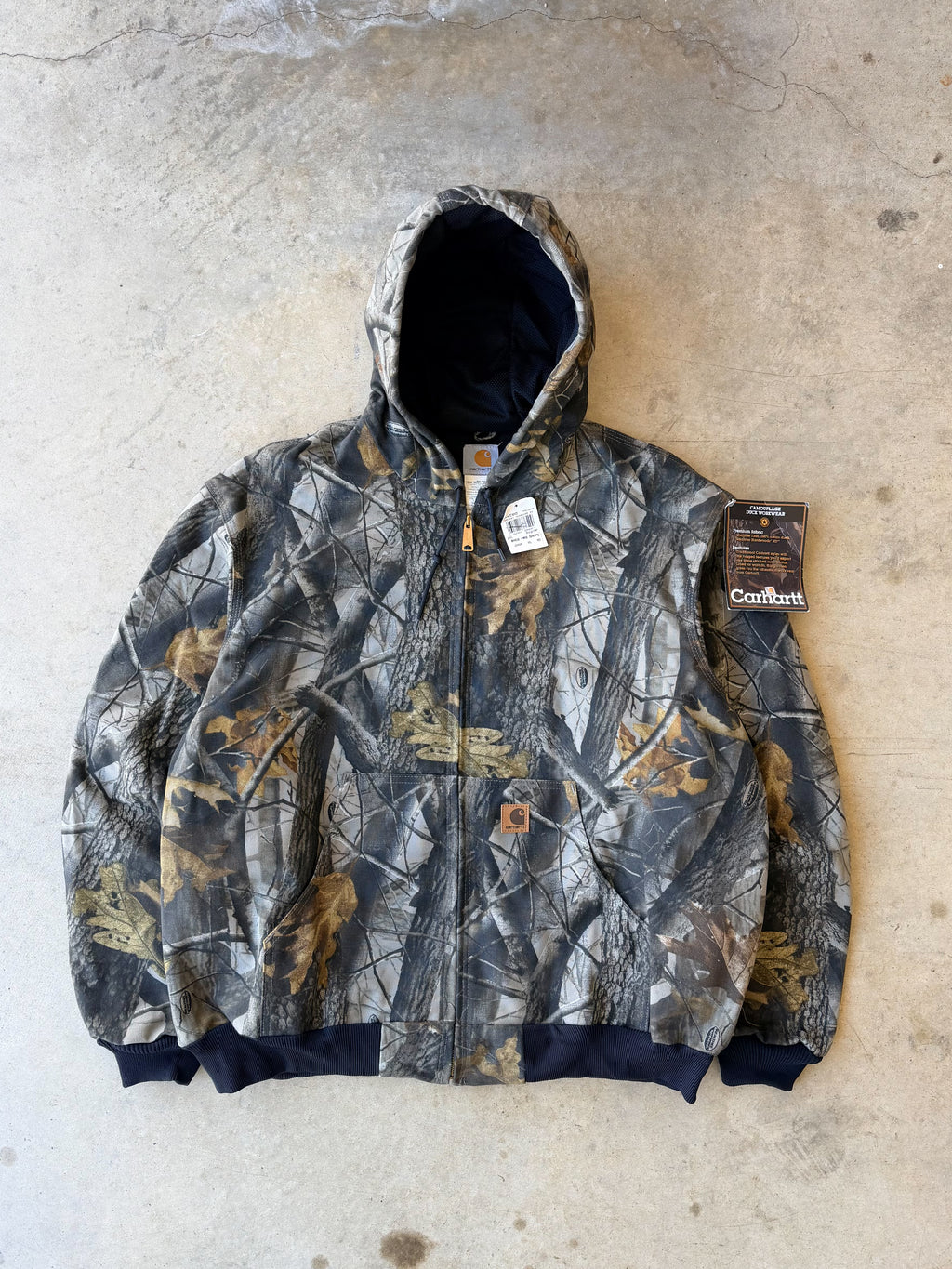 Vintage 2003 NEW Camo Carhartt Jacket - (2XL)