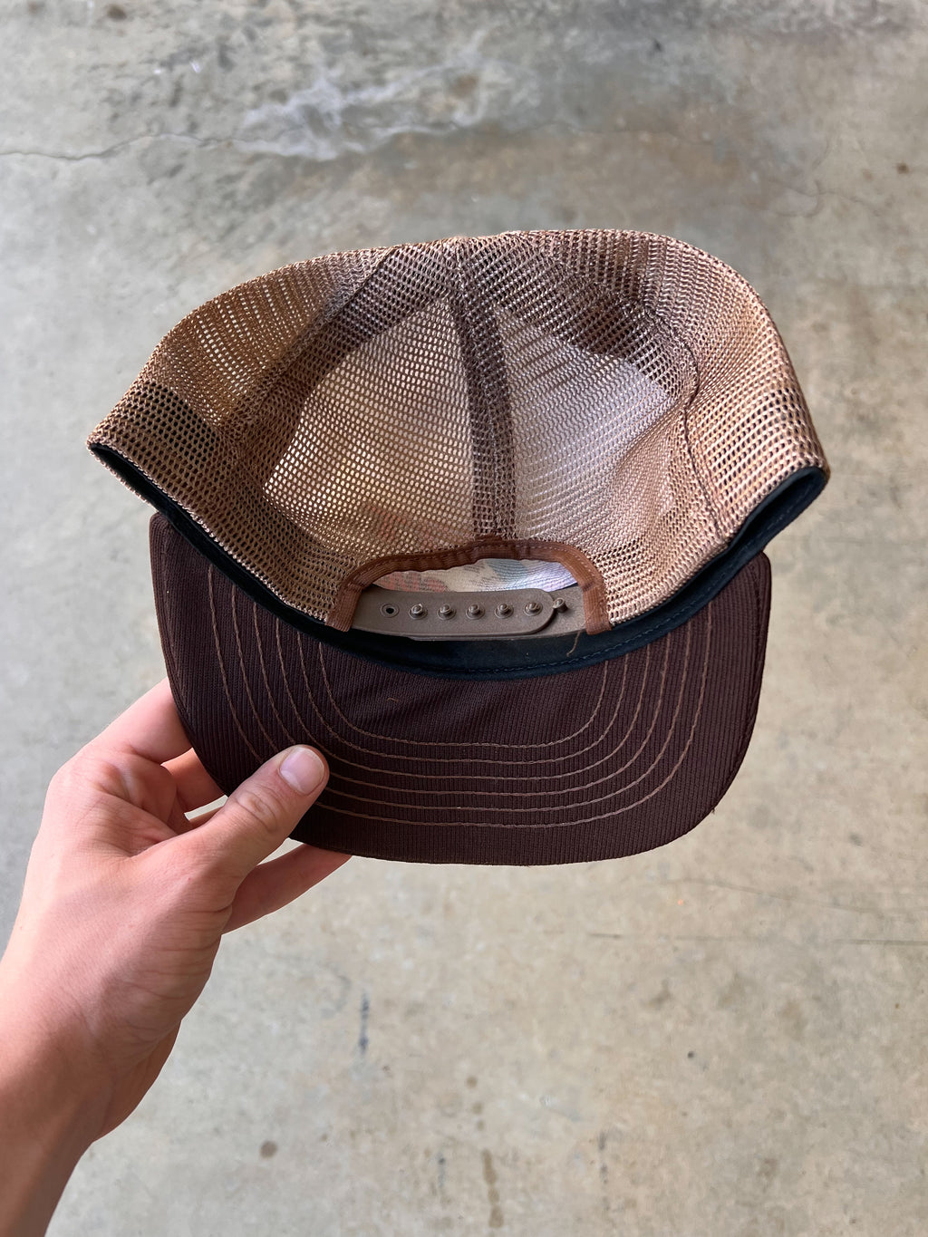 Vintage 1980s Funny Graphic Trucker Hat - (OS)