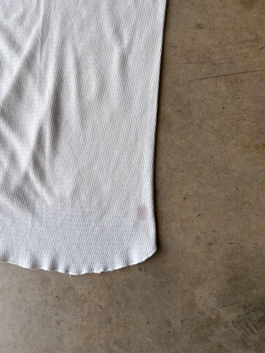 Vintage 1970s Hanes White Thermal - (L)