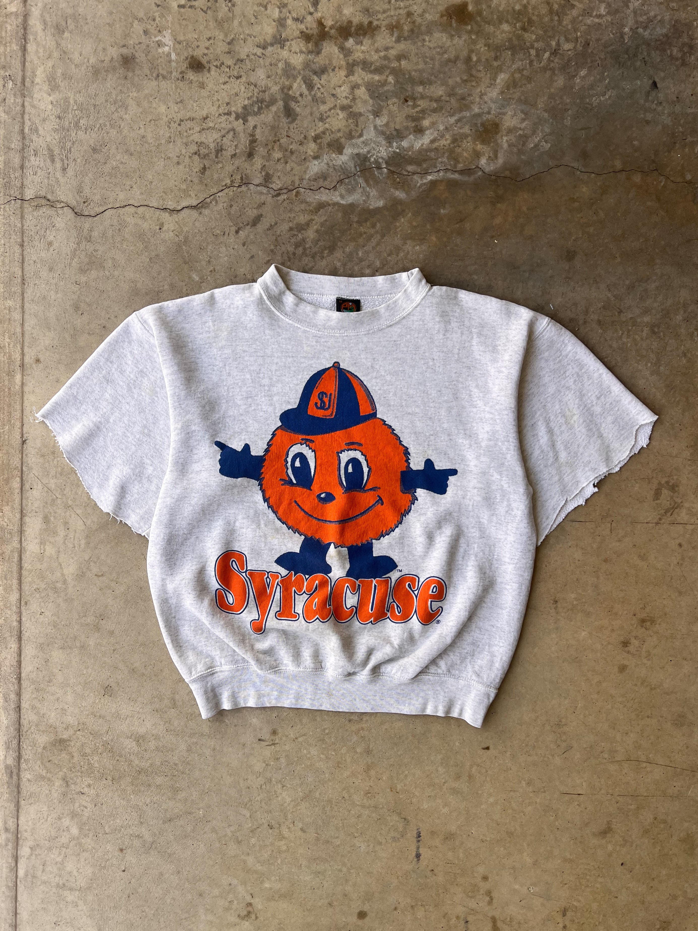 Vintage 1990s Syracuse Orangeman Chopped Sweatshirt - (M)