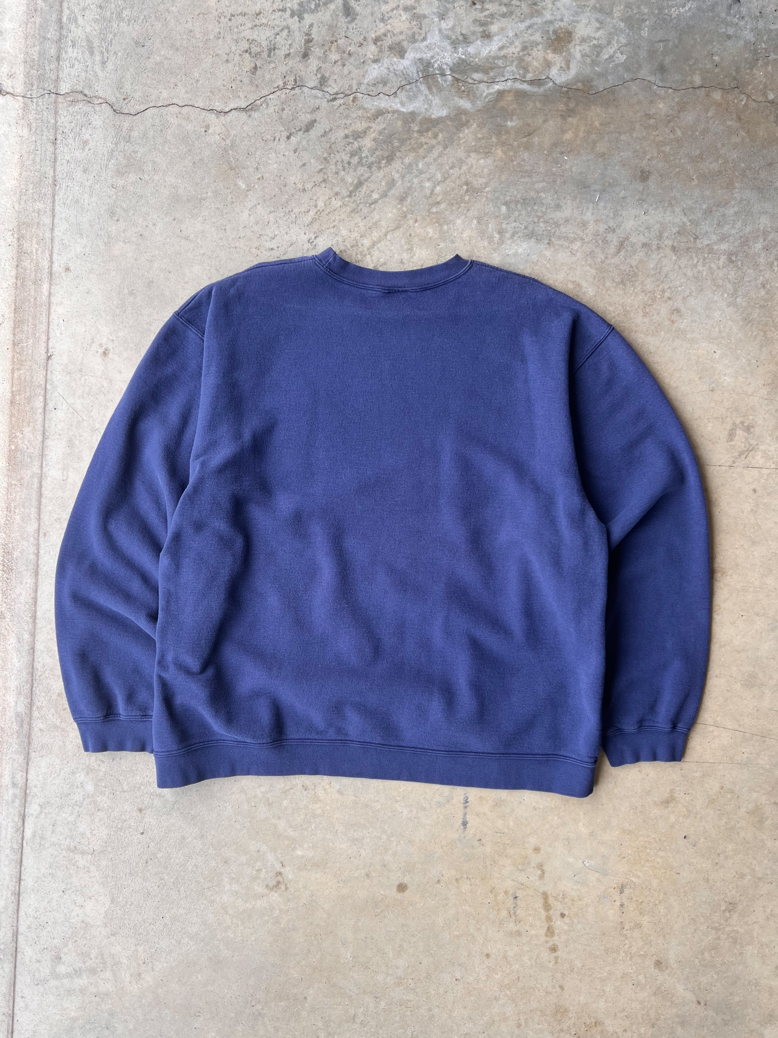 Vintage 2000s Adidas Navy Sweatshirt - (L)
