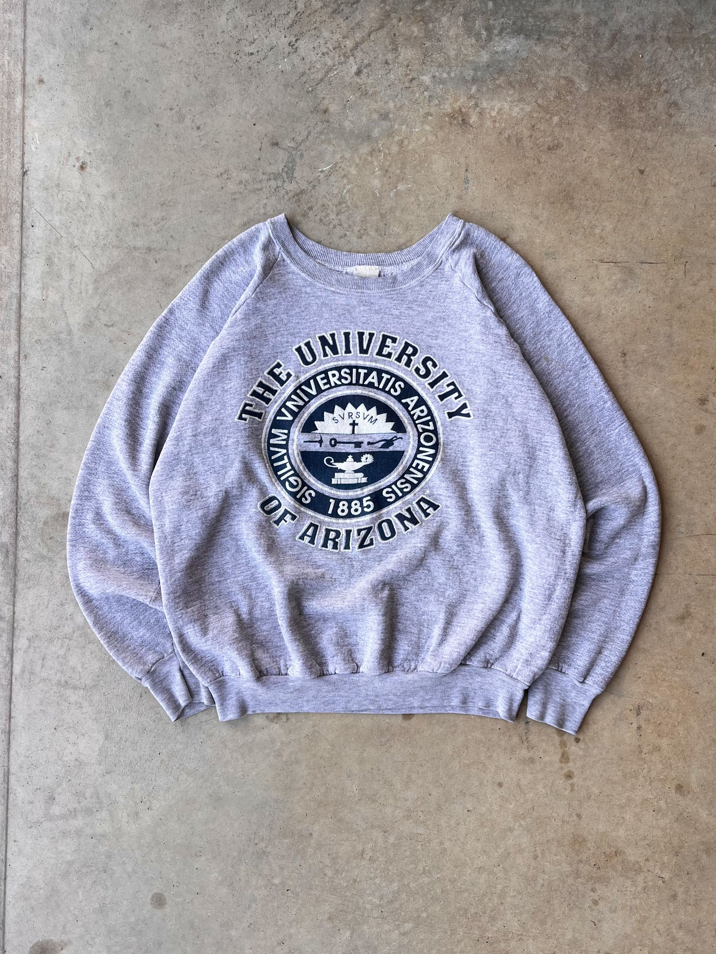 Vintage 1980s Arizona University Raglan Sweatshirt - (XL)