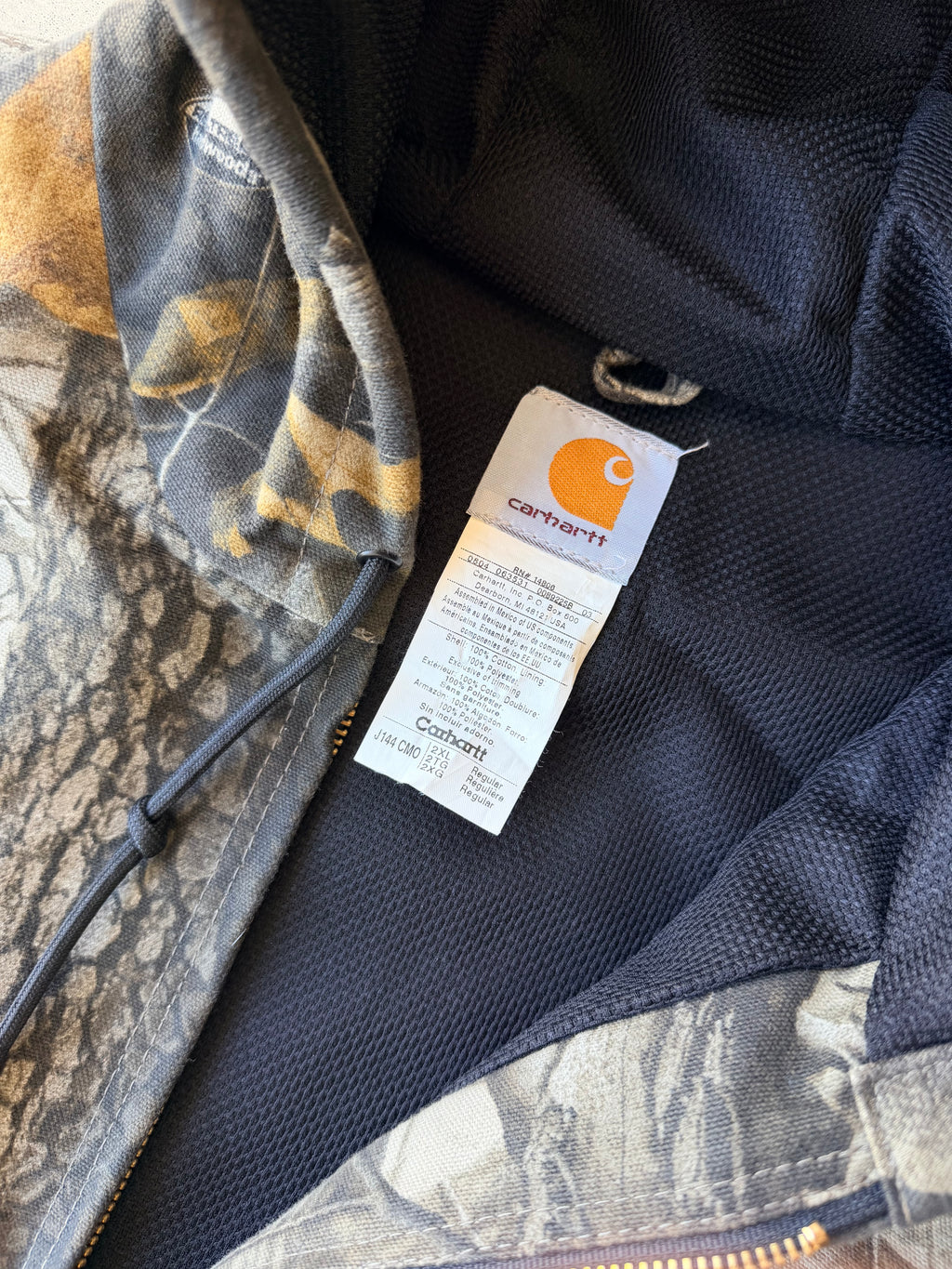 Vintage 2003 NEW Camo Carhartt Jacket - (2XL)