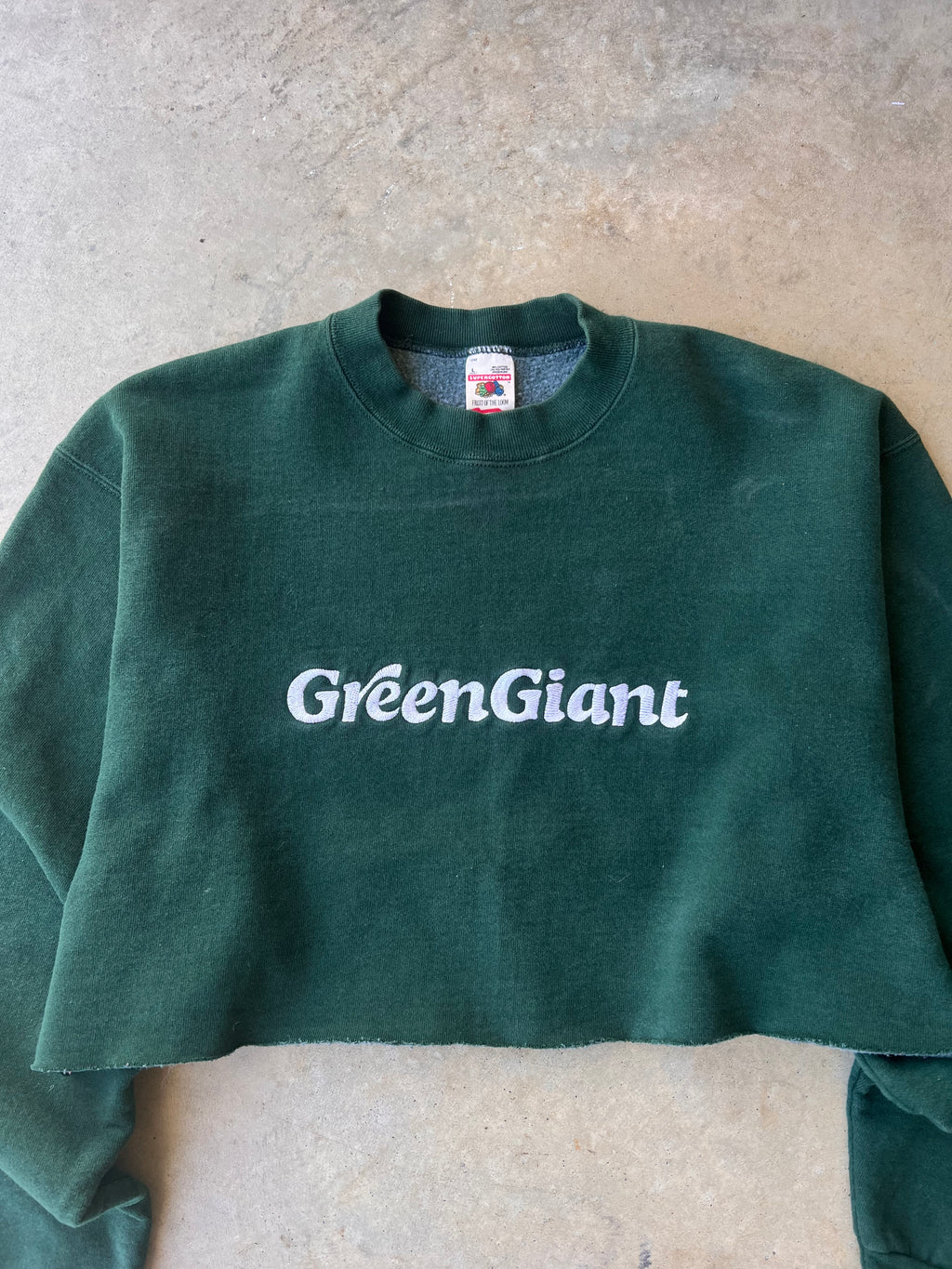 Vintage 1990s Chopped Green Giant Sweatshirt - (*L)