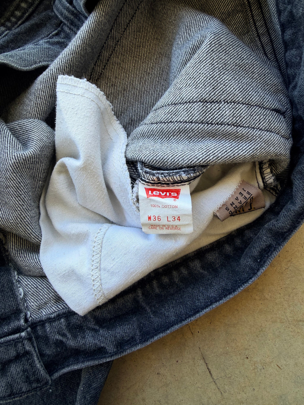 Vintage 1990s Black Levi’s 540 Jeans - (36)