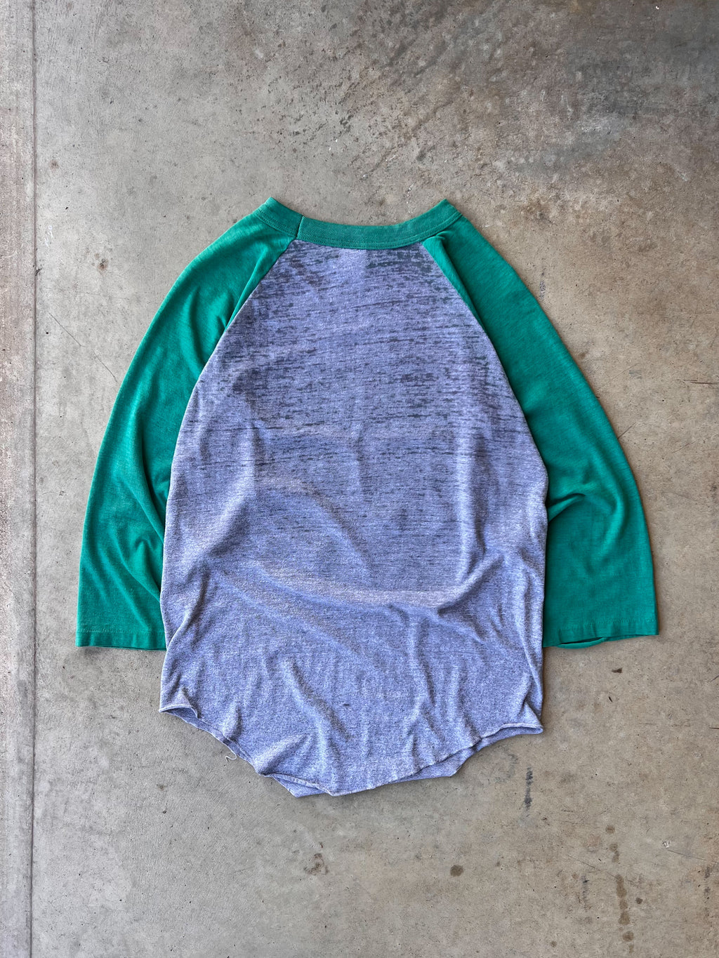 Vintage 1987 Two Tone Raglan Graphic Shirt - (M)