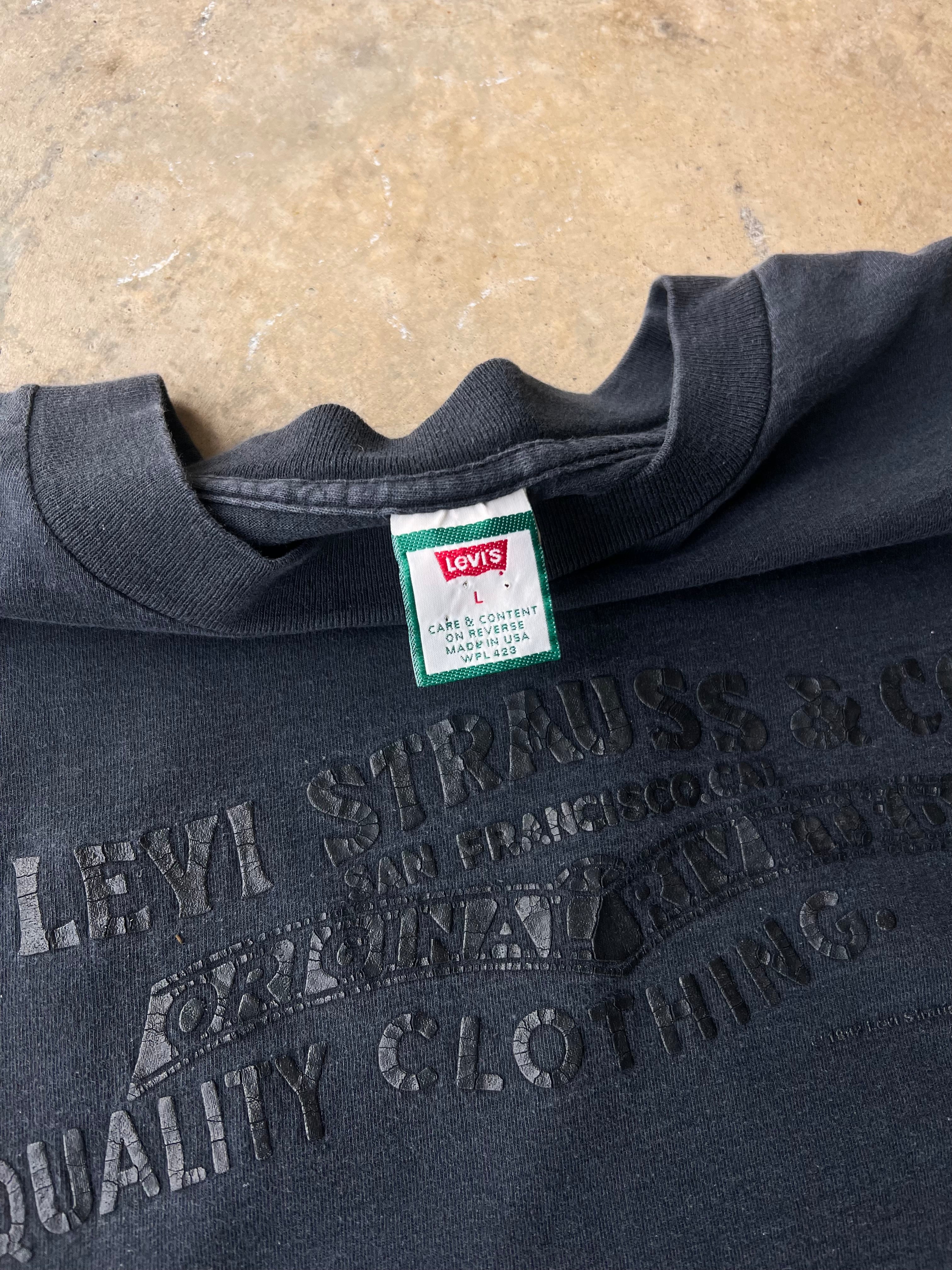 Vintage 1990s Levi’s Faded Long Sleeve Shirt - (L)