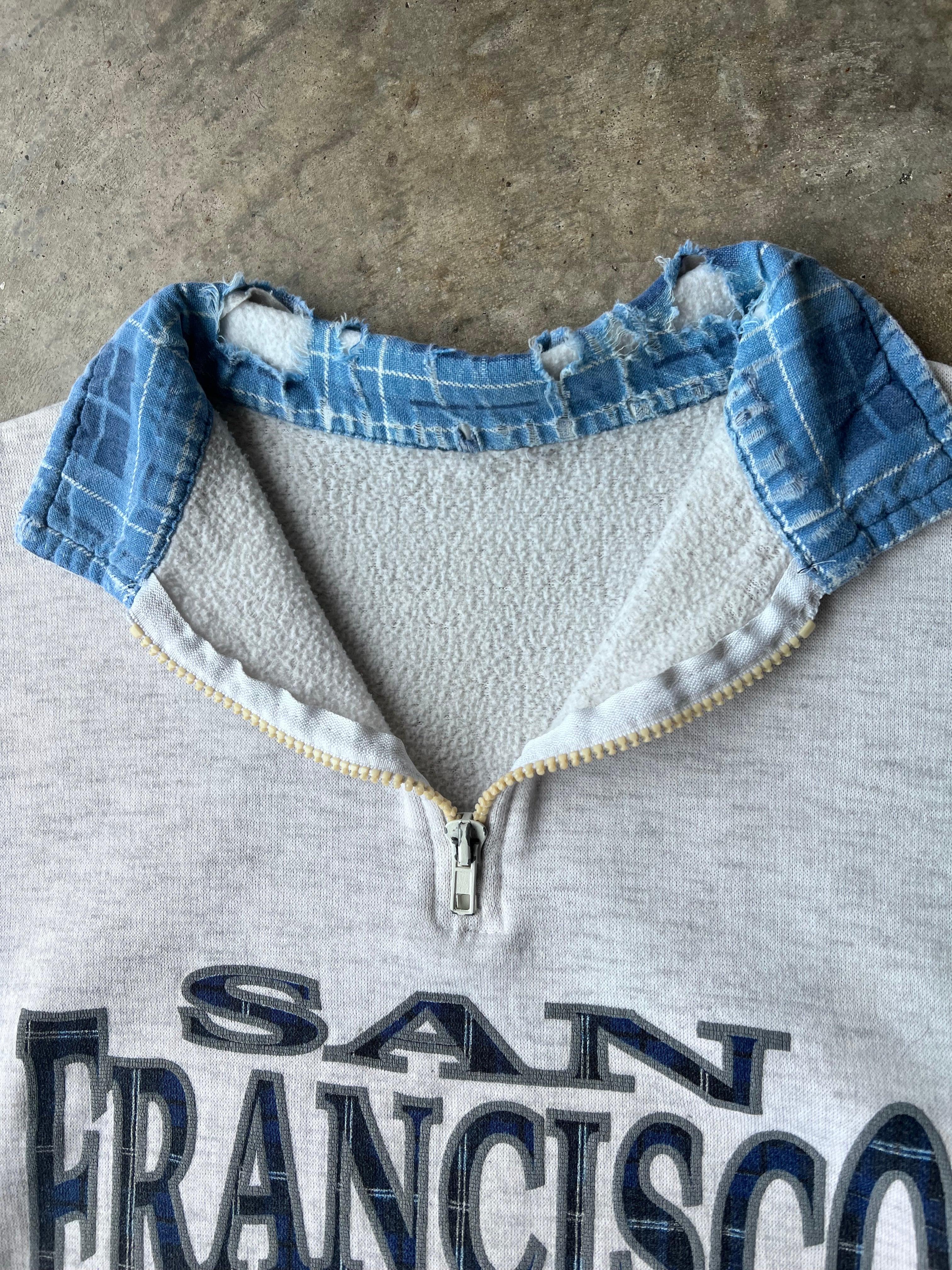 Vintage 90s San Francisco Quarter-Zip - (L)