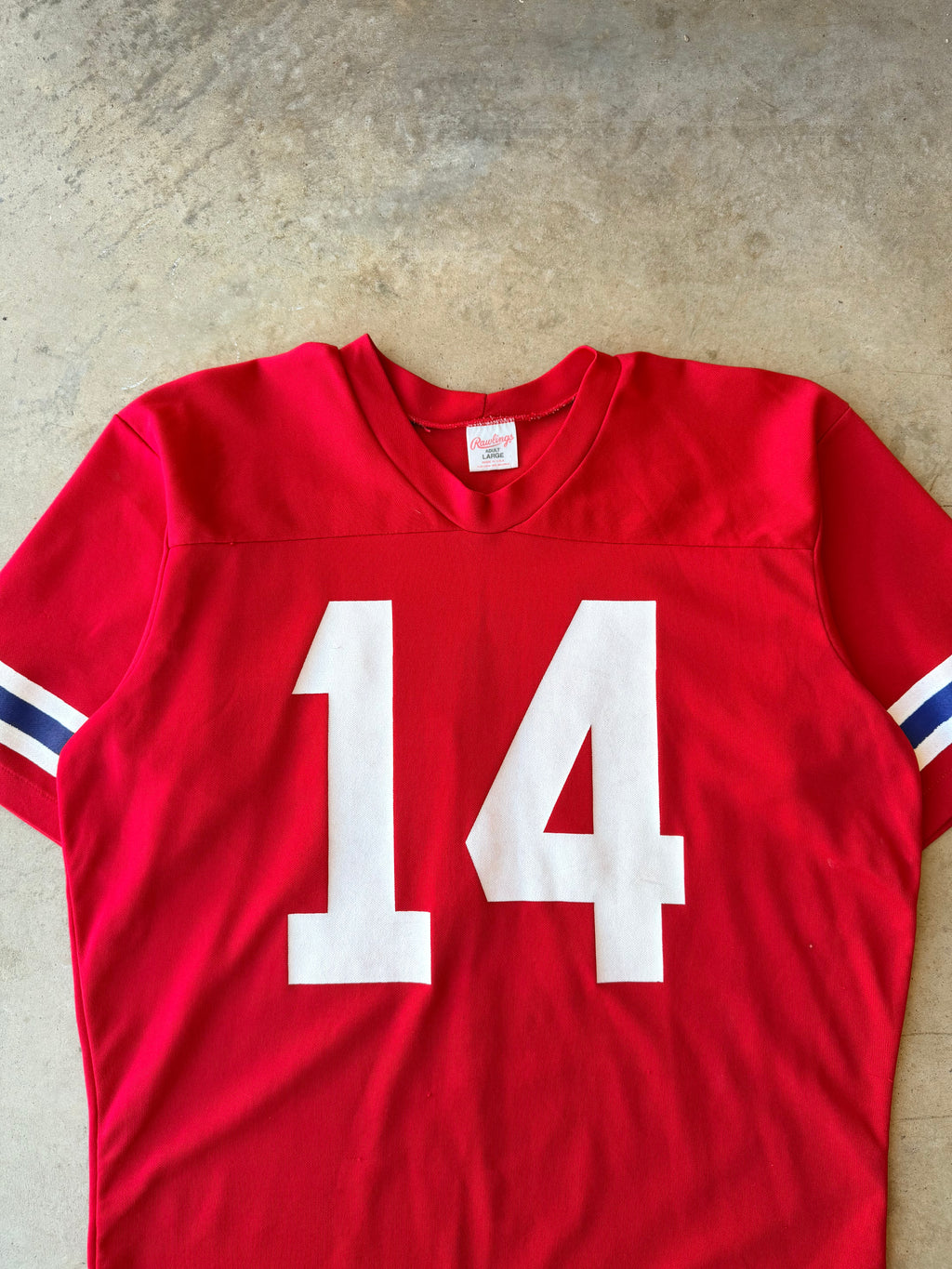Vintage 1980s Red #14 Jersey - (L)