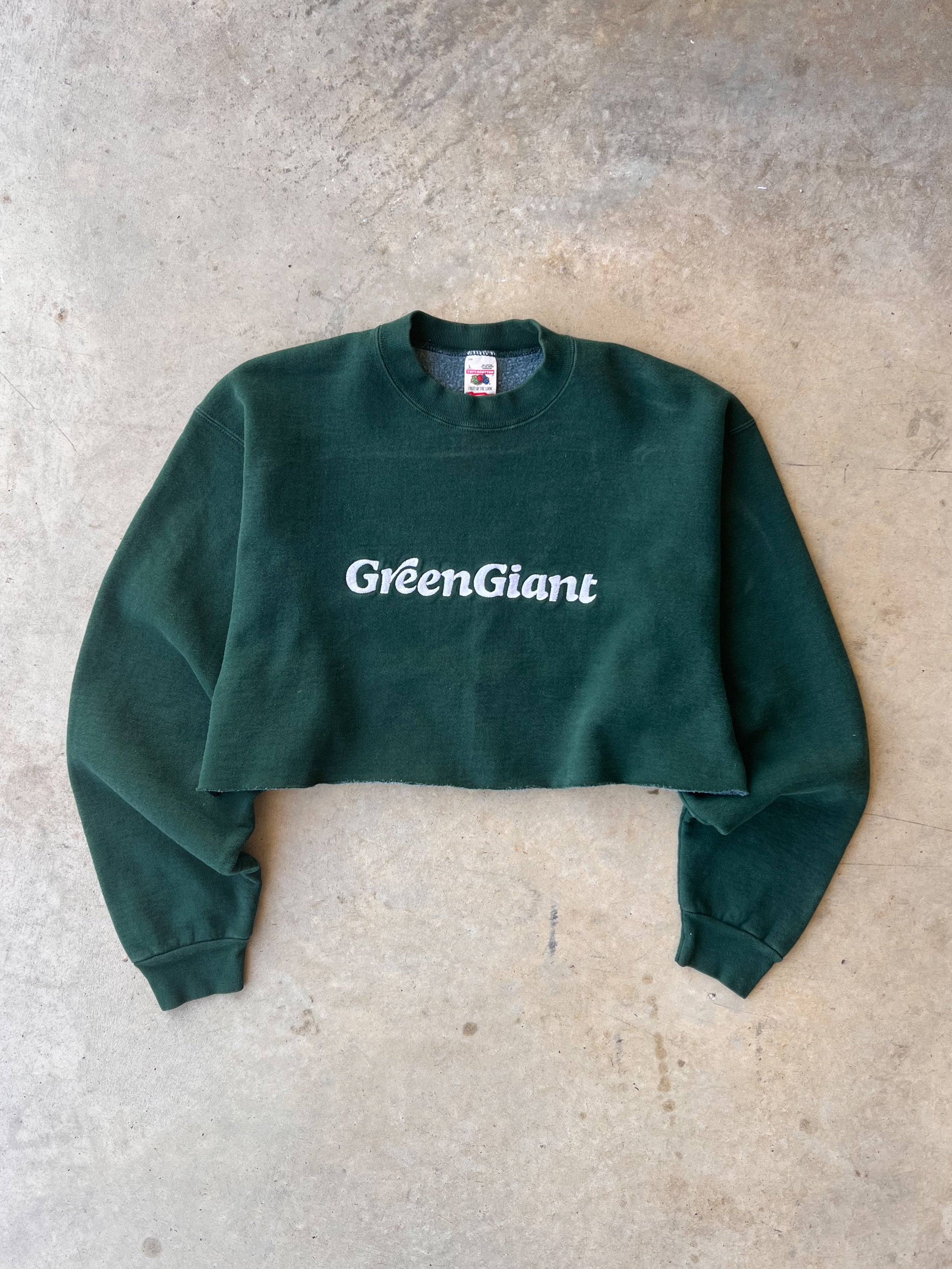 Vintage 1990s Chopped Green Giant Sweatshirt - (*L)