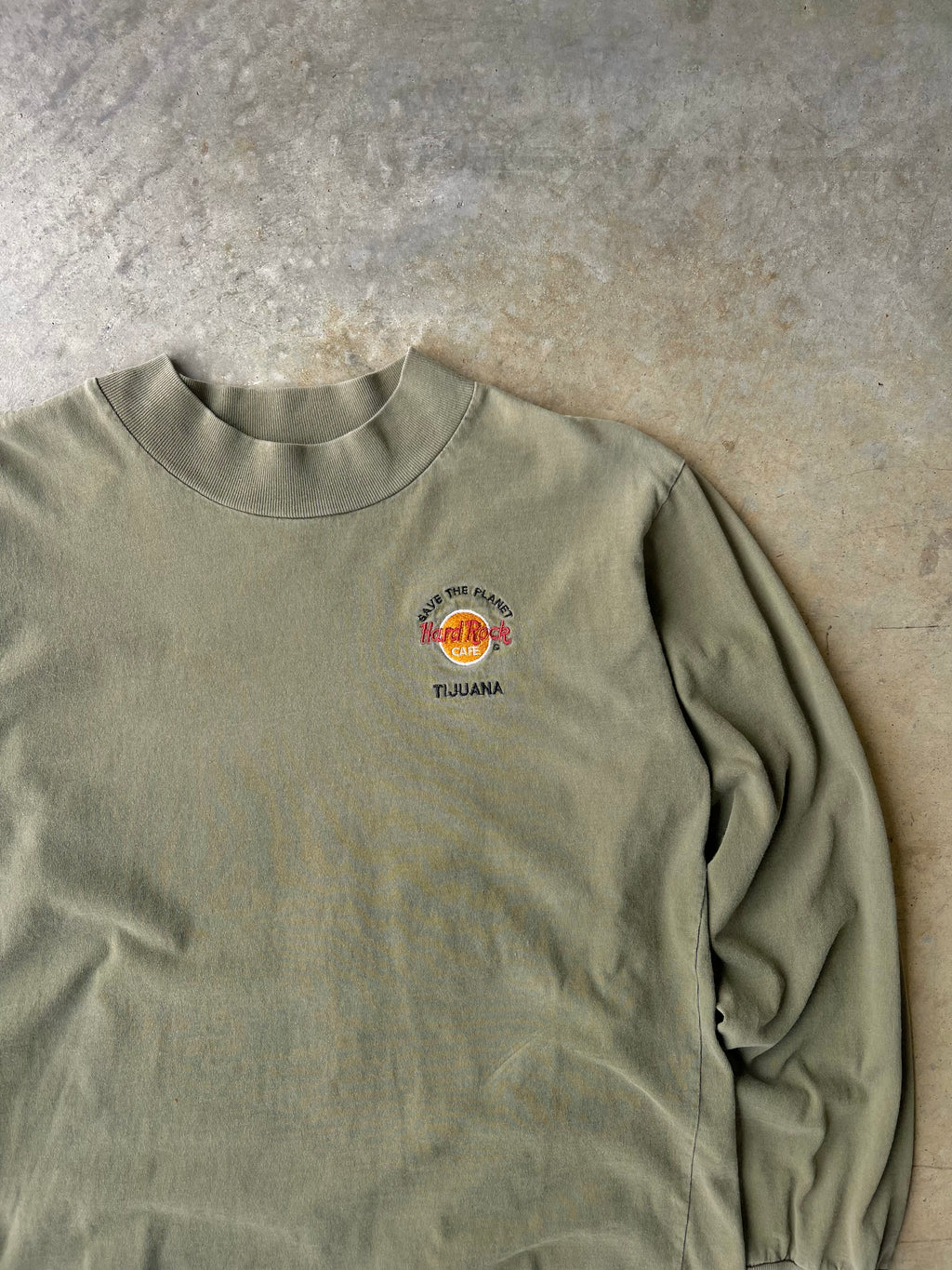 Vintage 1990s Faded Hard Rock Cafe Long Sleeve Shirt - (L)