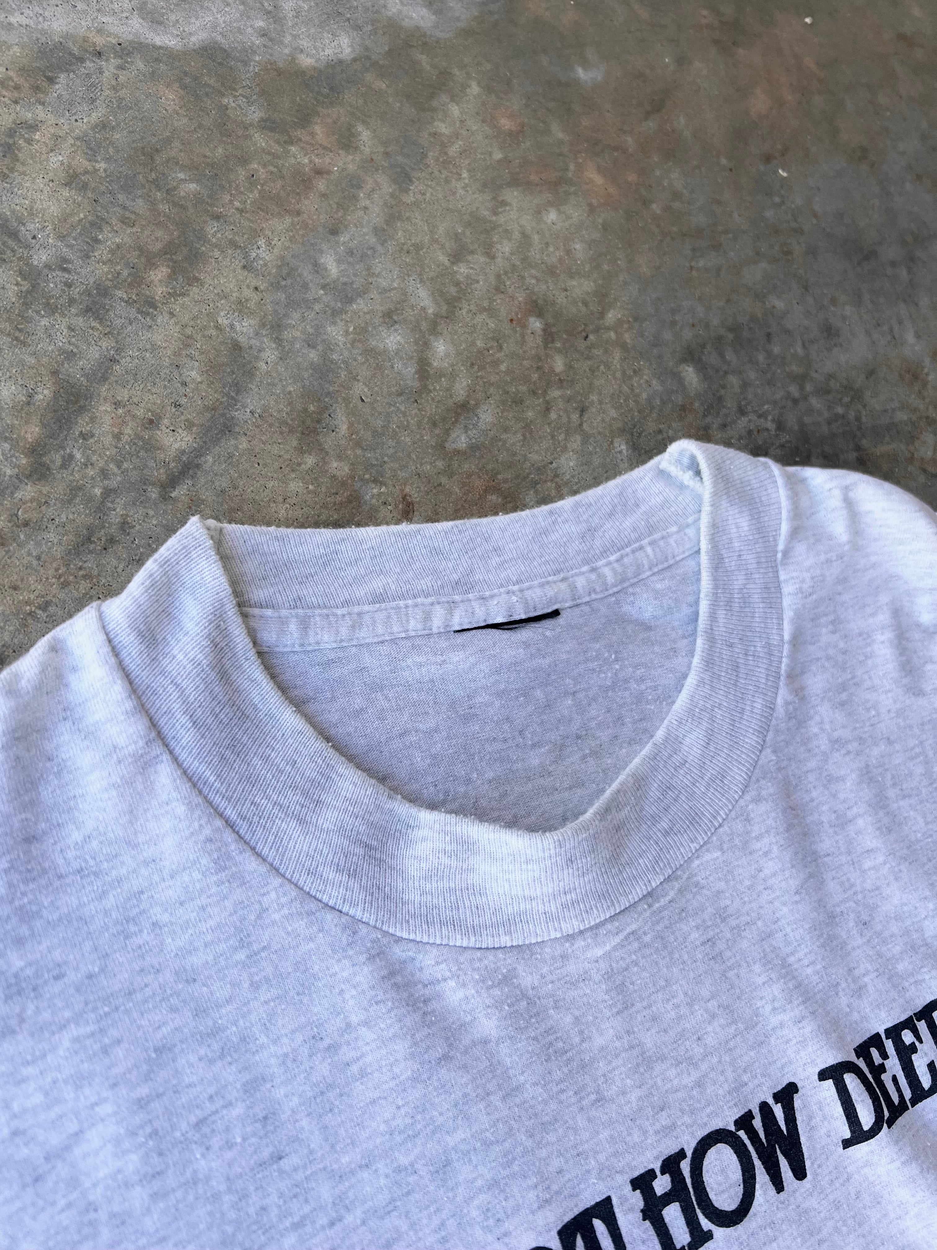 Vintage 1990s Funny Fish T-Shirt - (2XL)