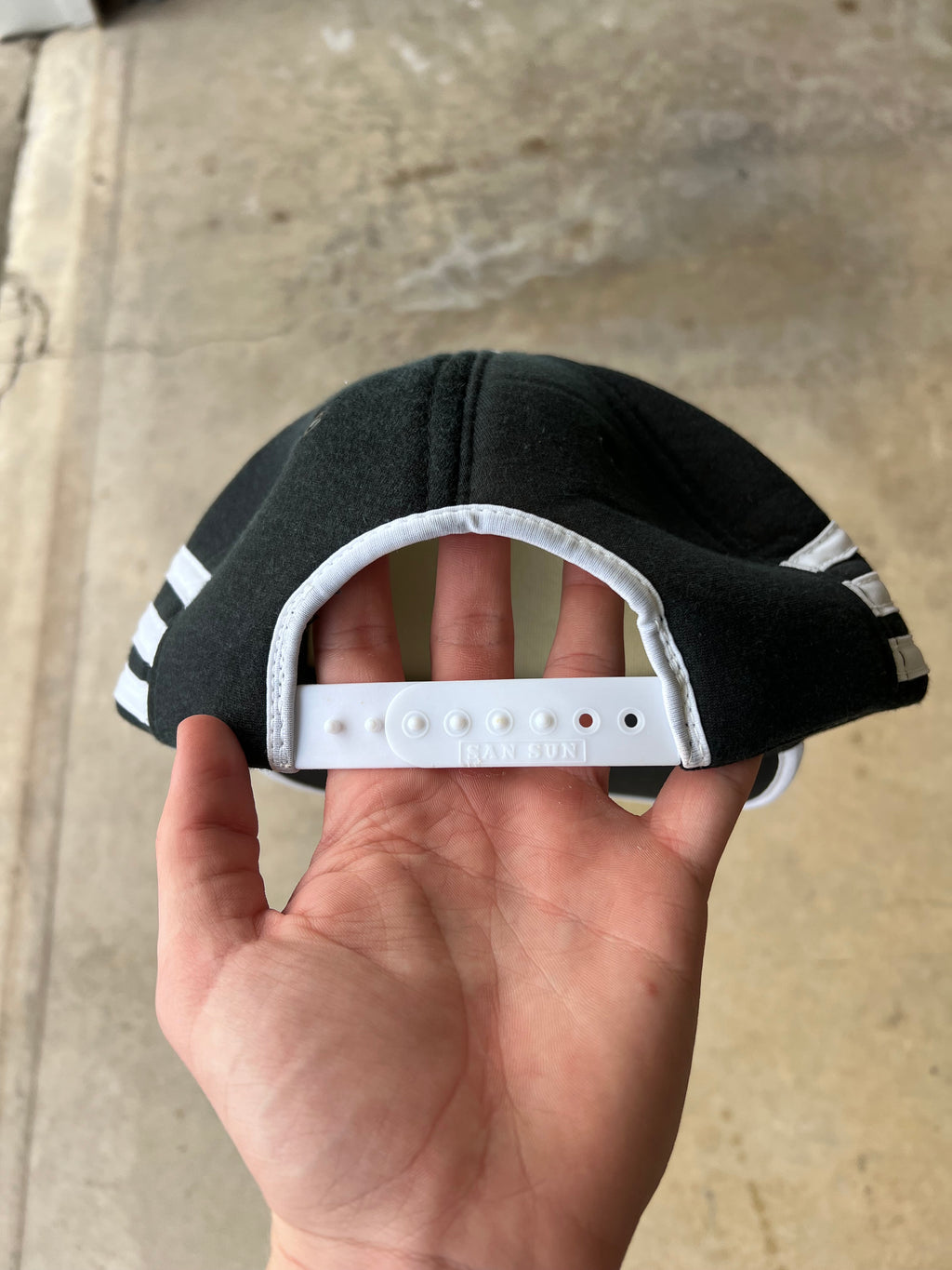 Vintage 1980s Jack Daniel’s Three Striped Trucker Hat - (OS)