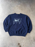 Vintage 1990s Navy Nike Embroidered Sweatshirt - (XL)