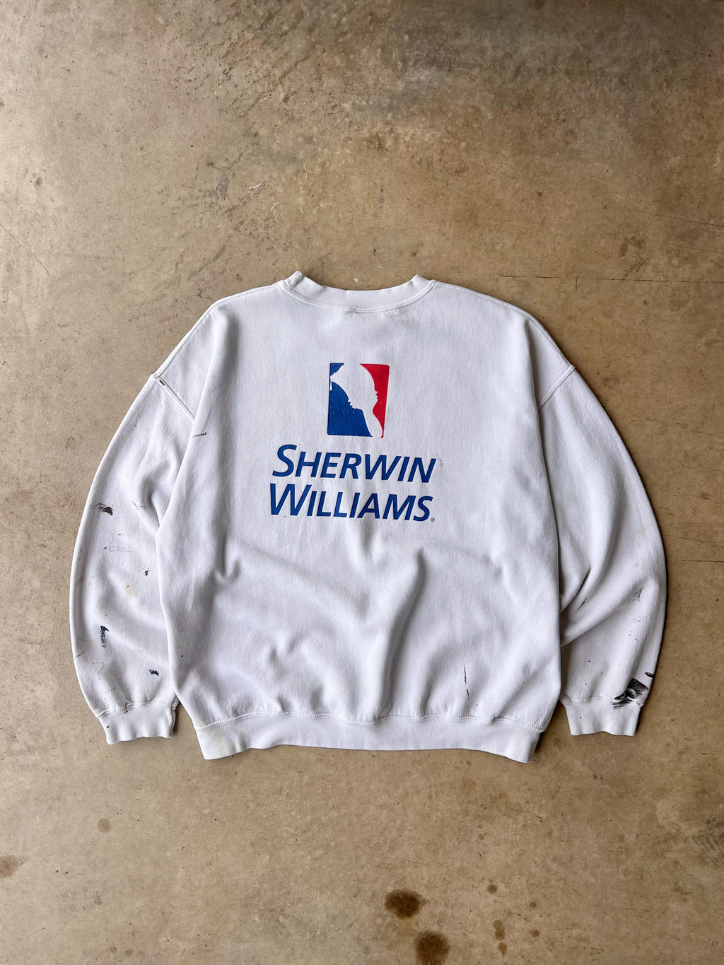 Vintage 00s Paint Distressed Sherwin Williams Sweatshirt - (XL)