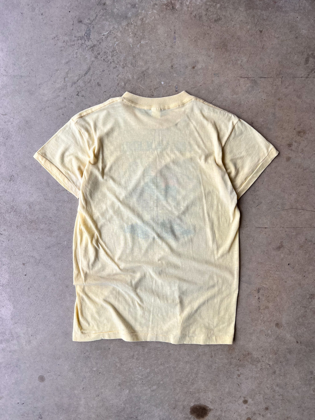 Vintage 1980s Yellow Funny Golfer T-Shirt - (L)