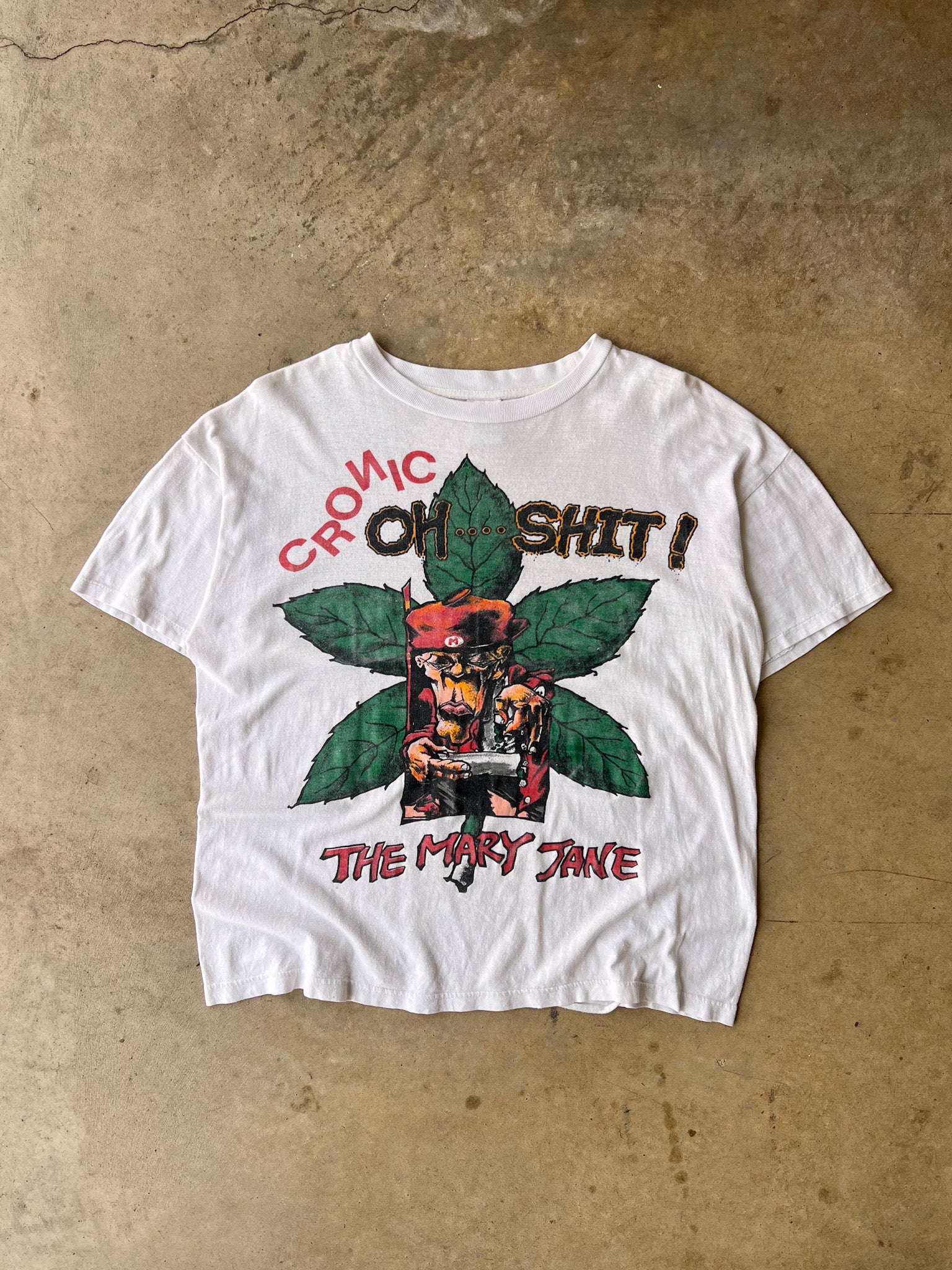 Vintage 1990s Bootleg Marijuana T-Shirt - (L)