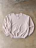 Vintage 00s Russell Athletic Cream Sweatshirt - (XL)
