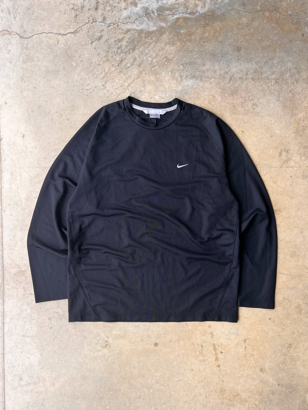 Vintage 00s Black Nike Long Sleeve - (L)
