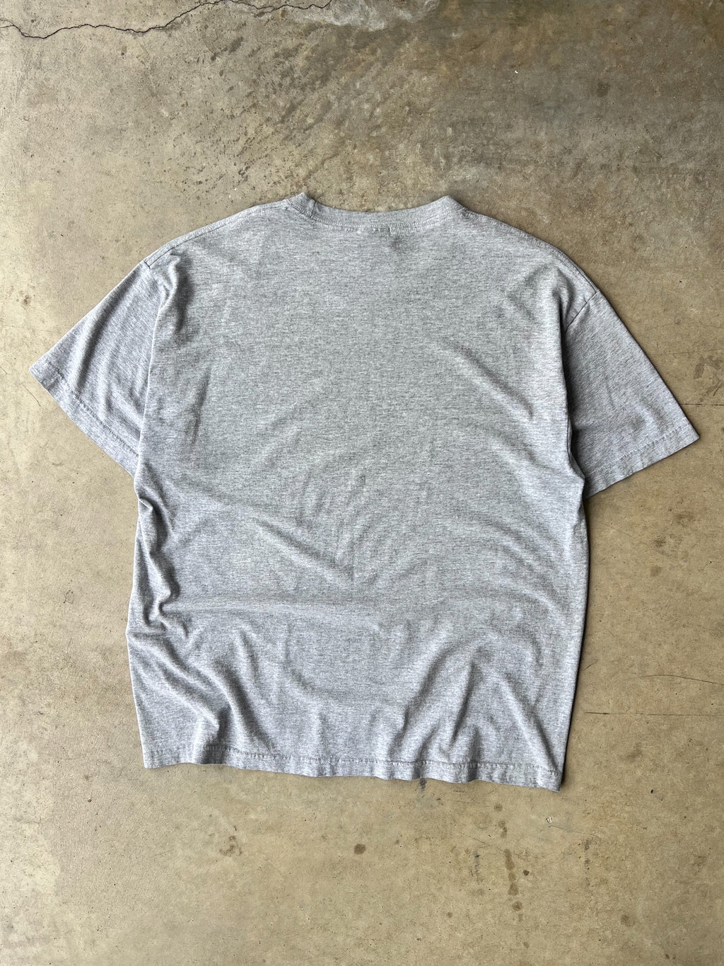 Vintage 00s Grey Nike Side Check T-Shirt - (XL)