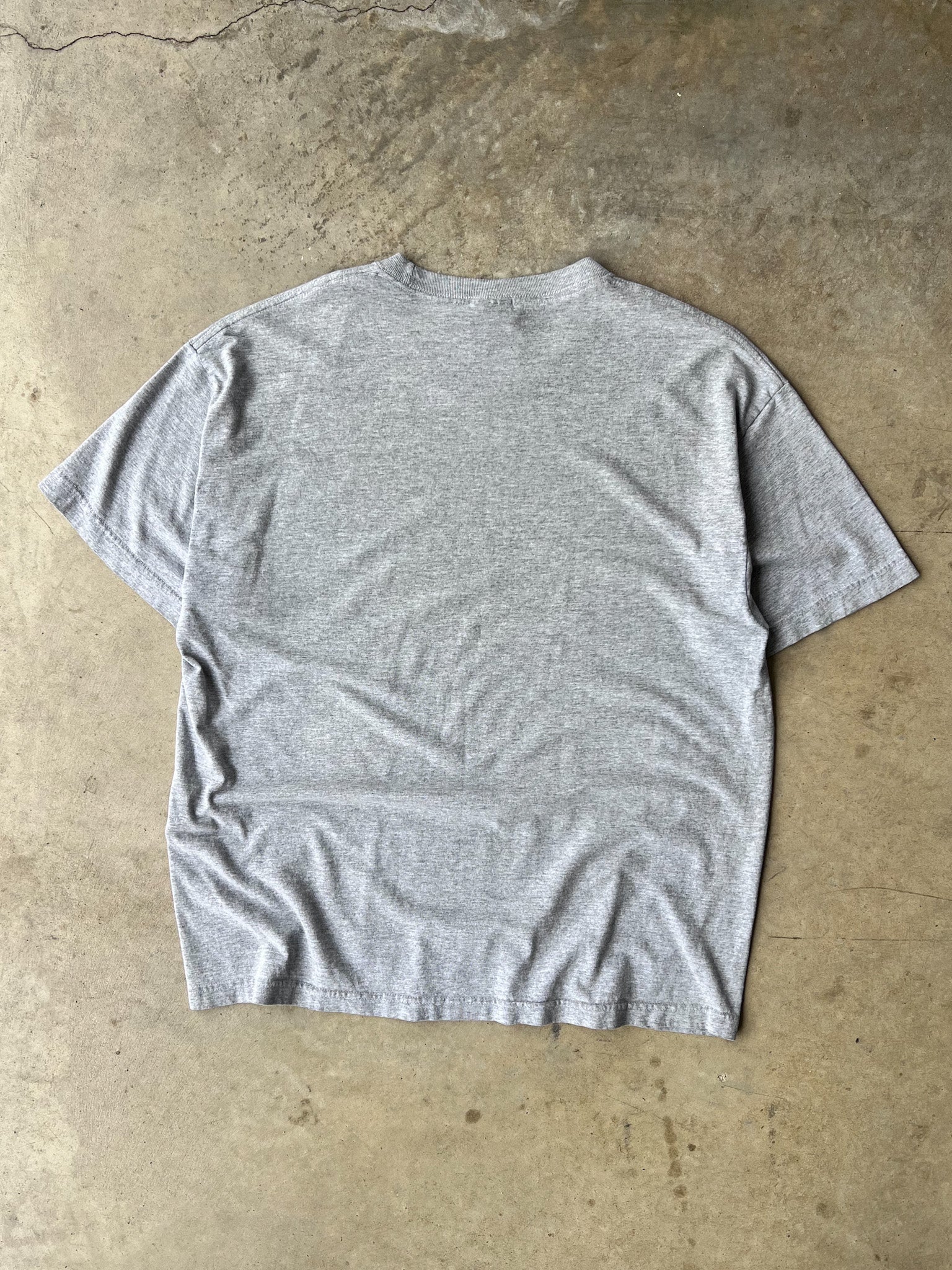 Vintage 00s Grey Nike Side Check T-Shirt - (XL)