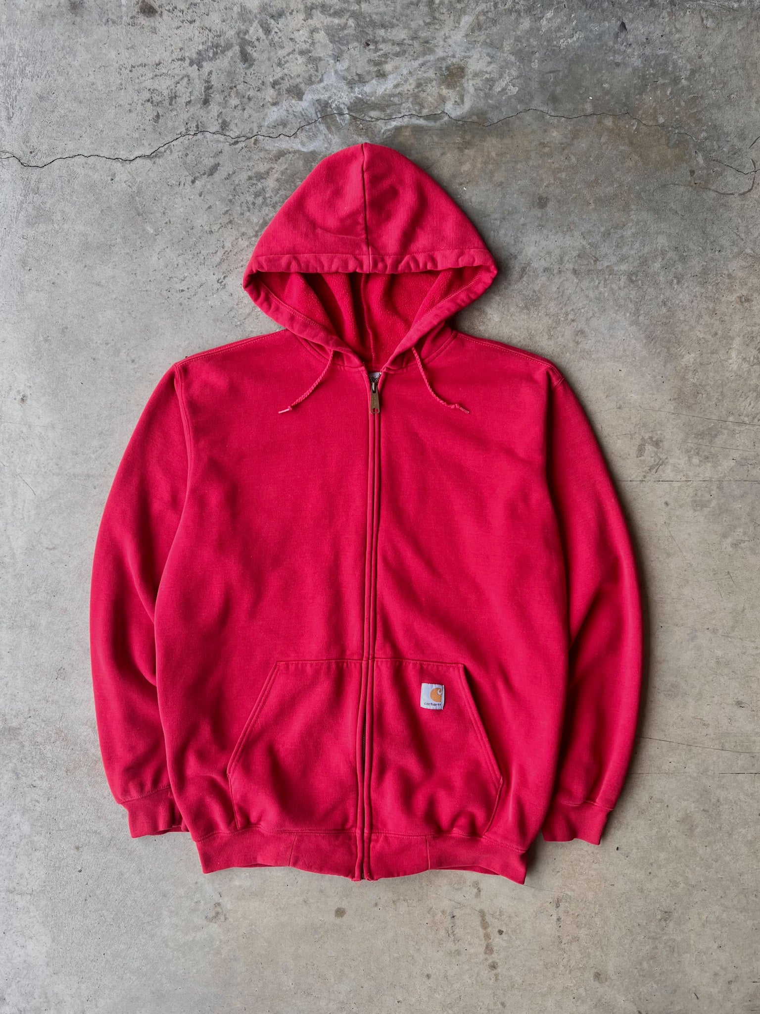 Vintage 00s Red Carhartt Light Zip-Up Jacket - (M)