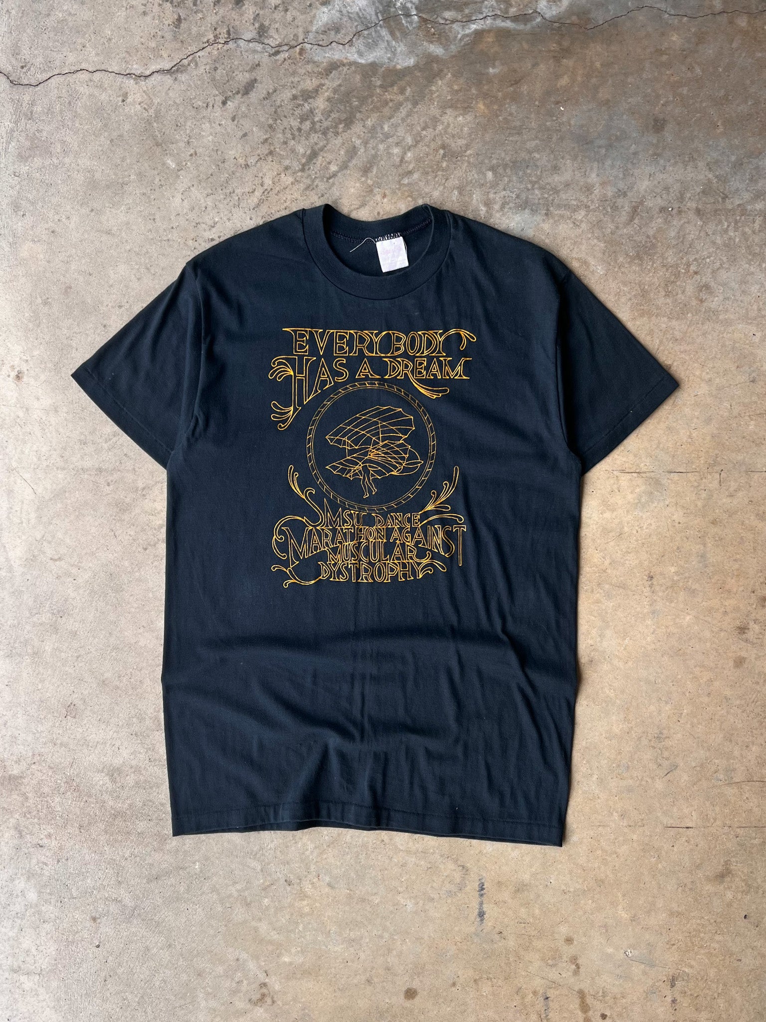 Vintage 1980s Muscular Dystrophy Awareness Graphic T-Shirt - (M)